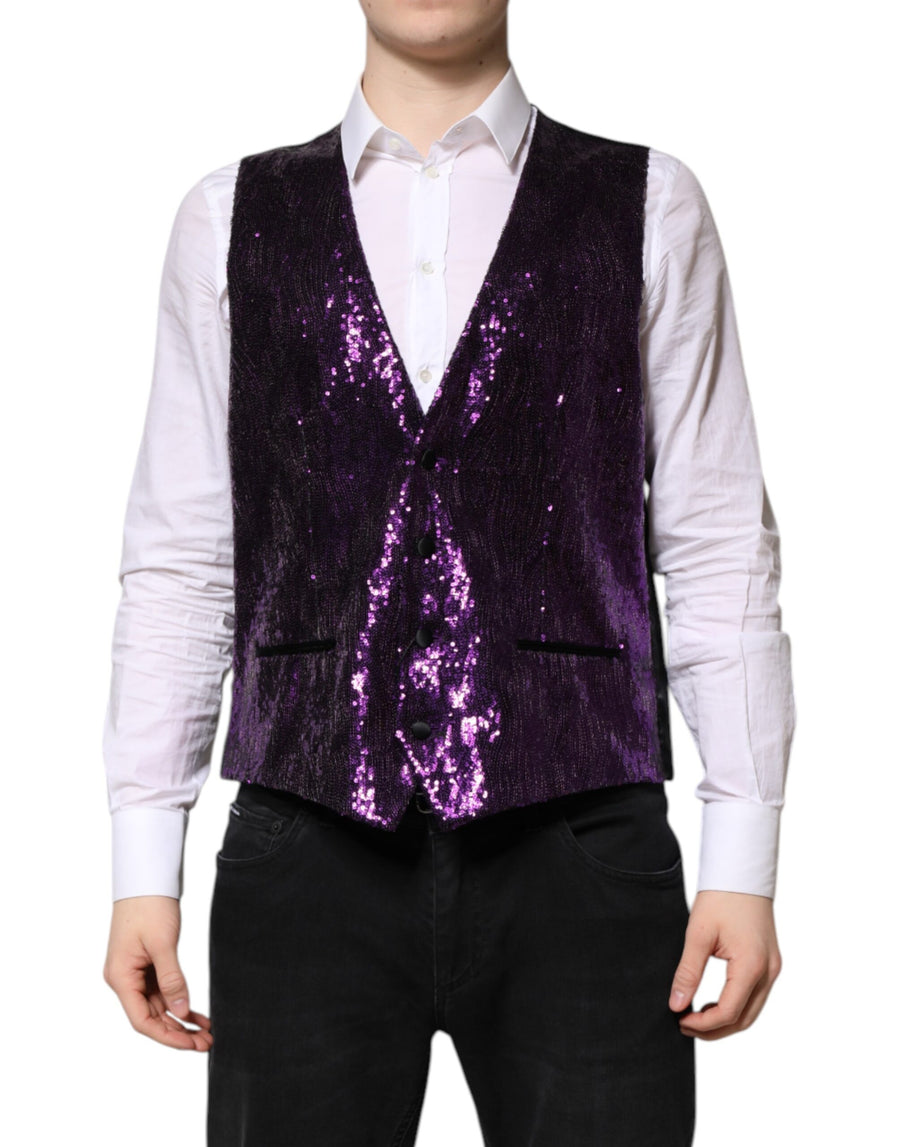 Dolce & Gabbana 70% Nylon vest in purple