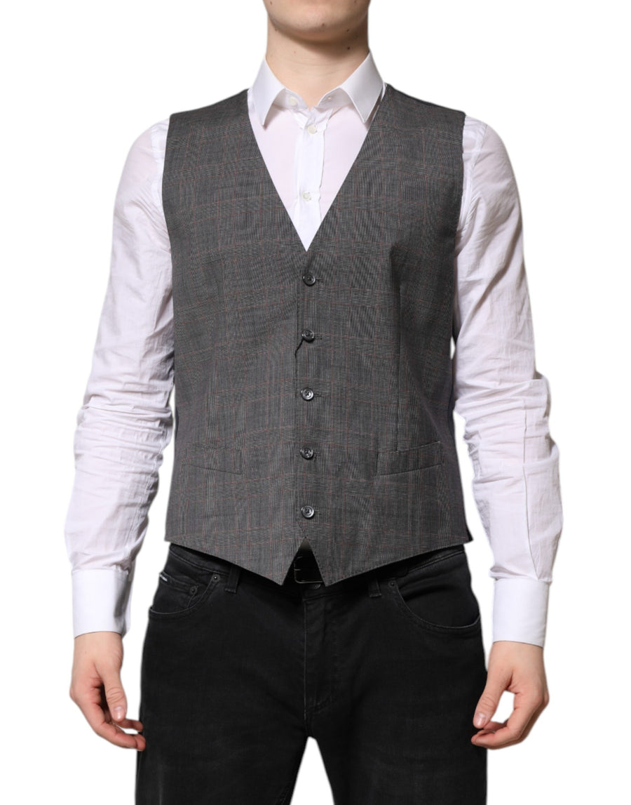 Dolce & Gabbana 100% Virgin Wool vest in gray