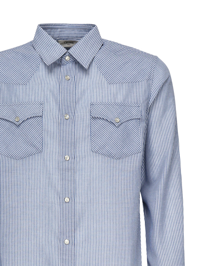 Céline Shirts Xhite/blue