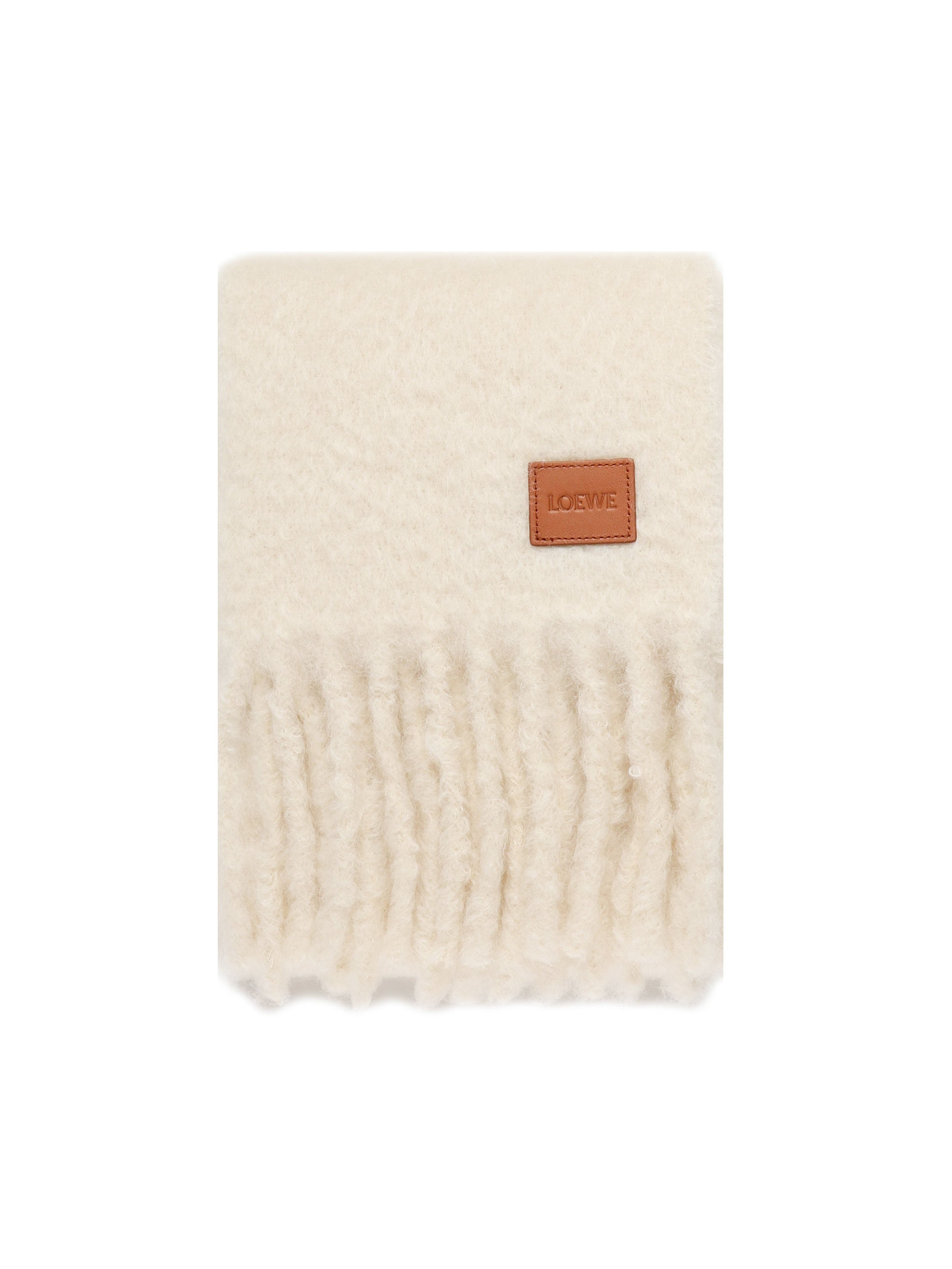 Loewe Scarfs White Mohair/wool/polyamide