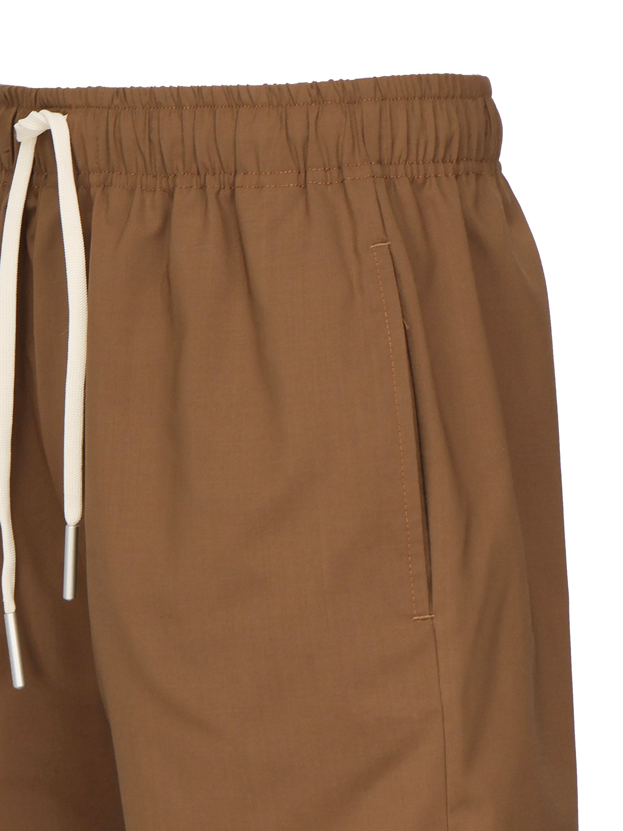 Giuliano Galiano Shorts Brown Linen