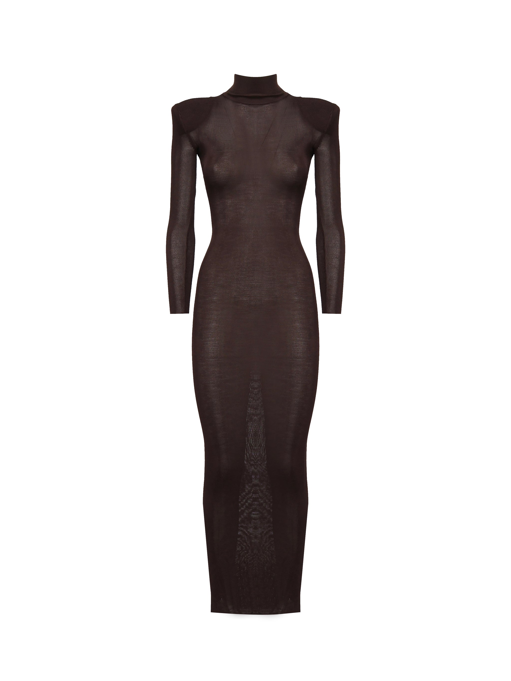 Self-portrait Dresses Brown Viscose