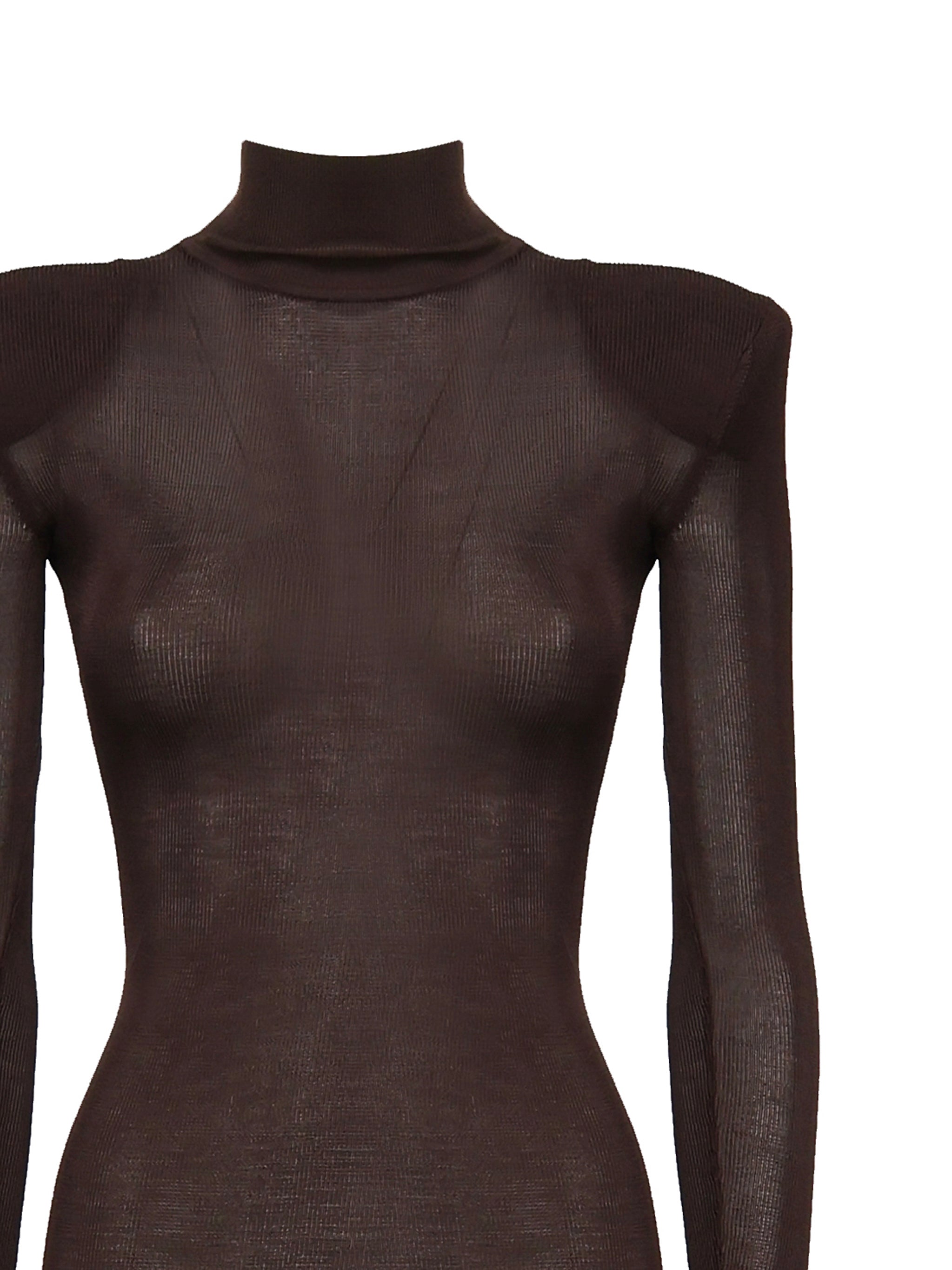 Self-portrait Dresses Brown Viscose
