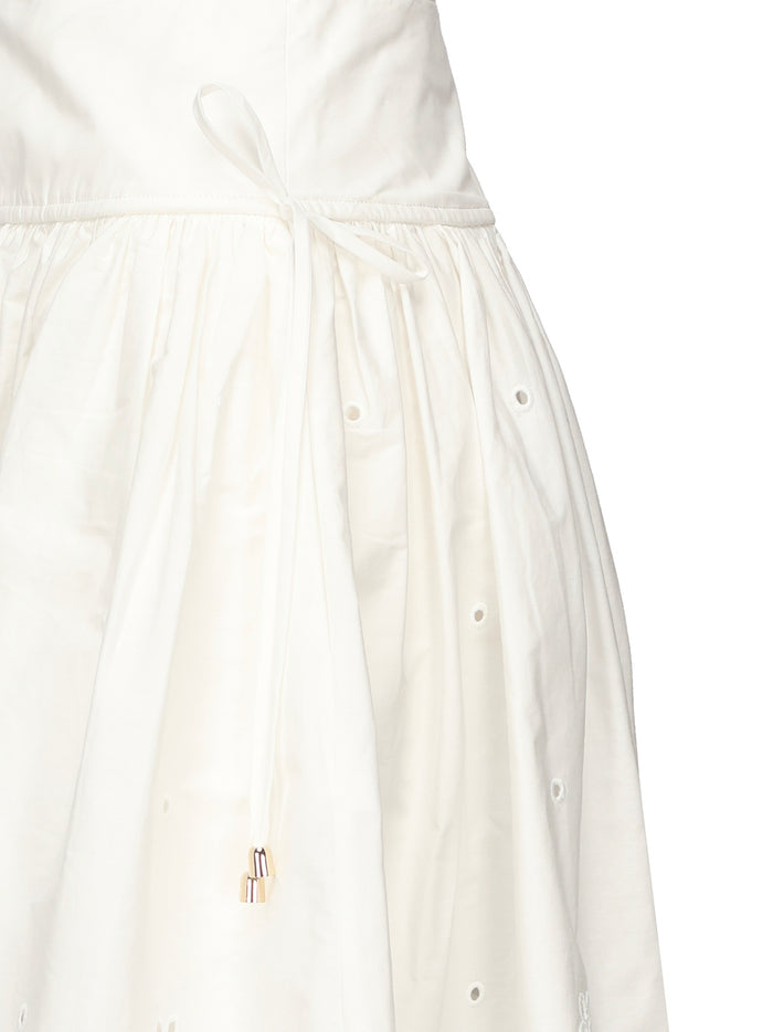 Self-Portrait Skirts White Cotton