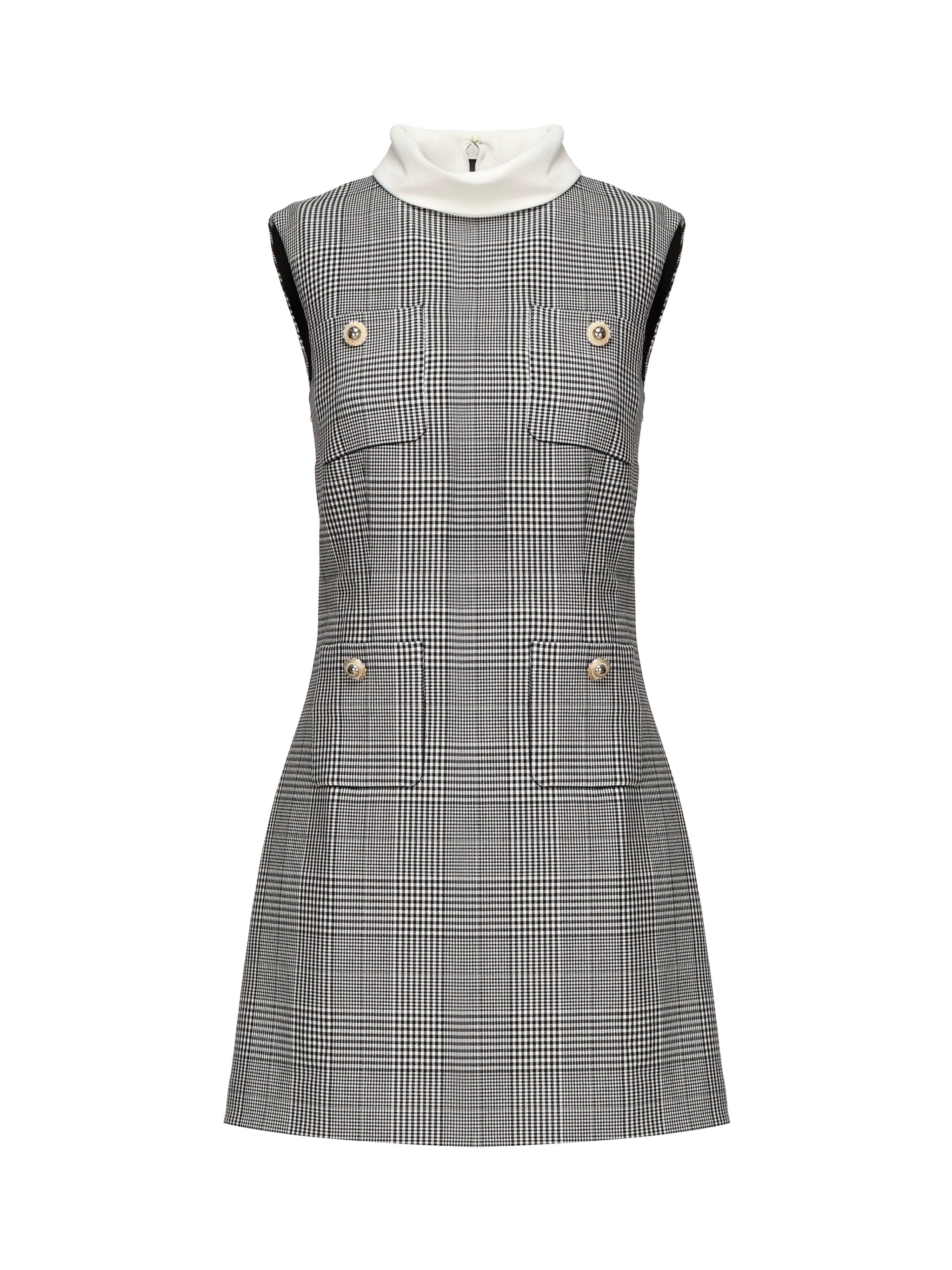 Self-Portrait Dresses Black Polyester Viscose Elastane