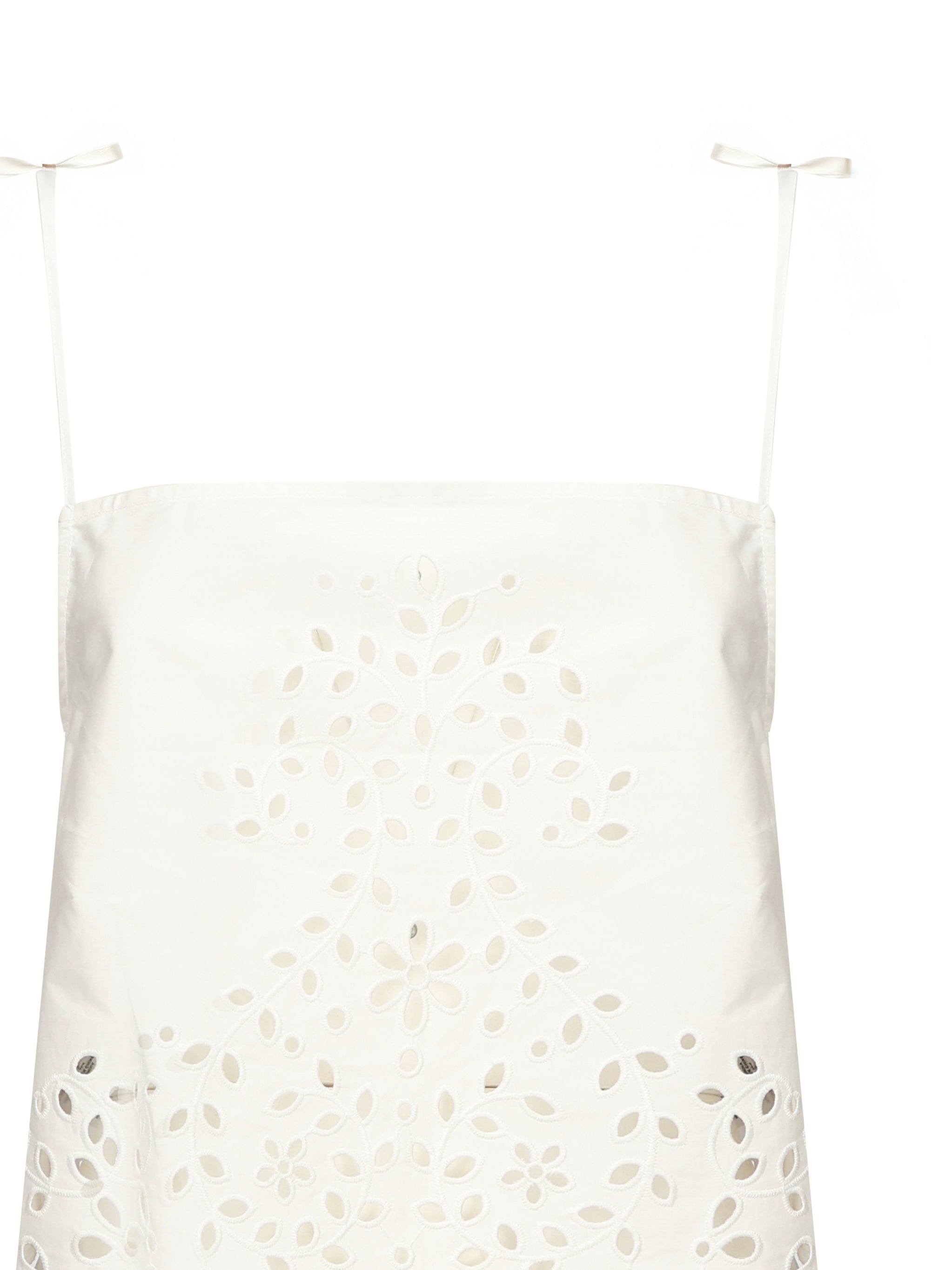Self-portrait Top White Cotton