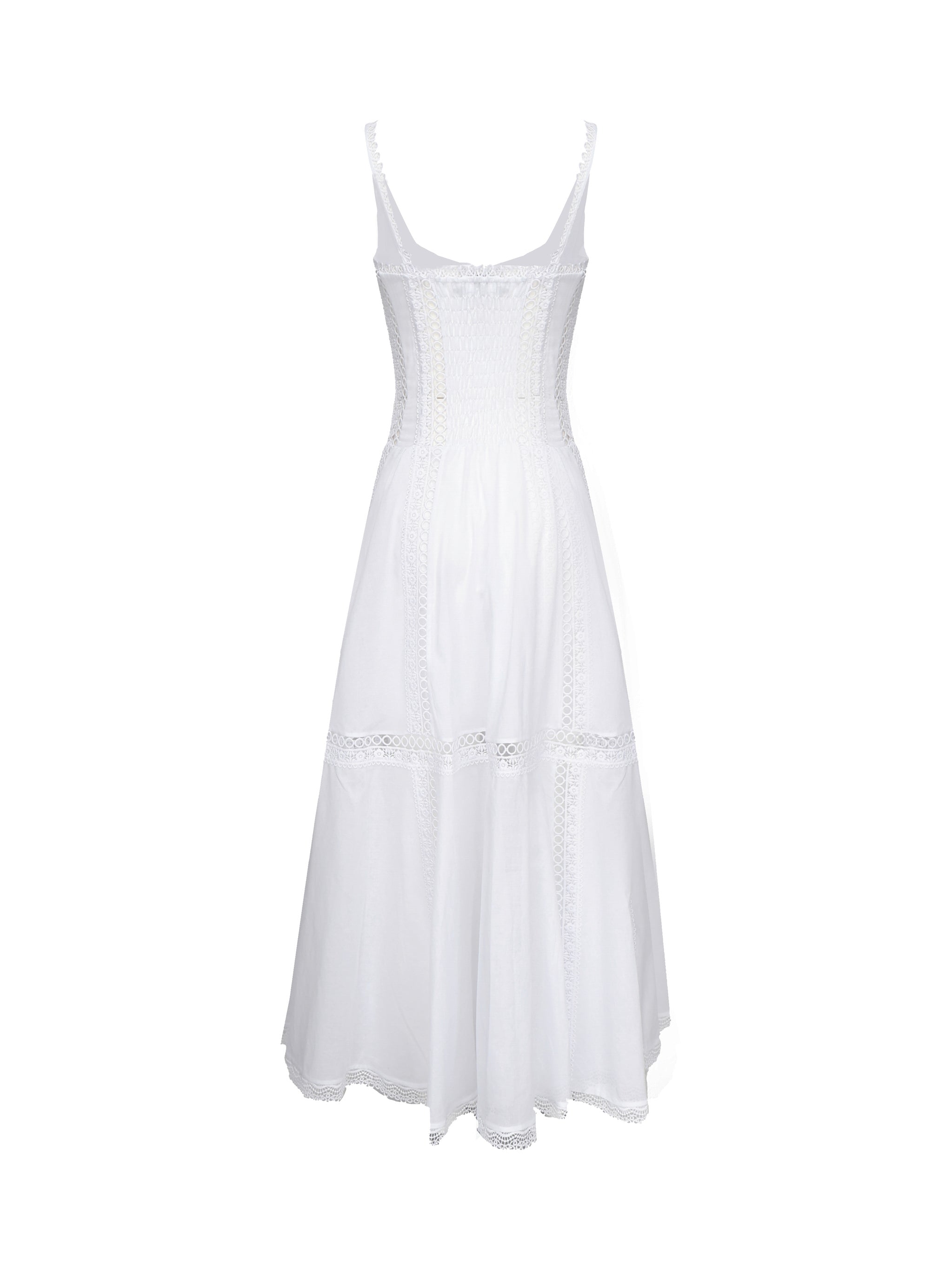 CharoRuiz Dresses White Cotton Polyester