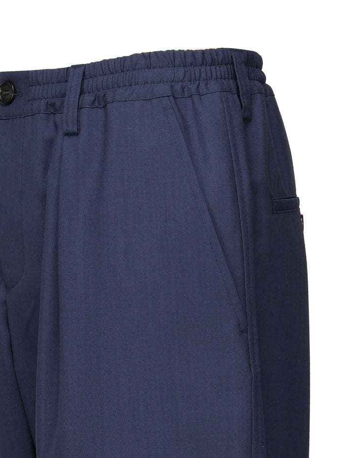 Marni Rtw Blue Virgin Wool