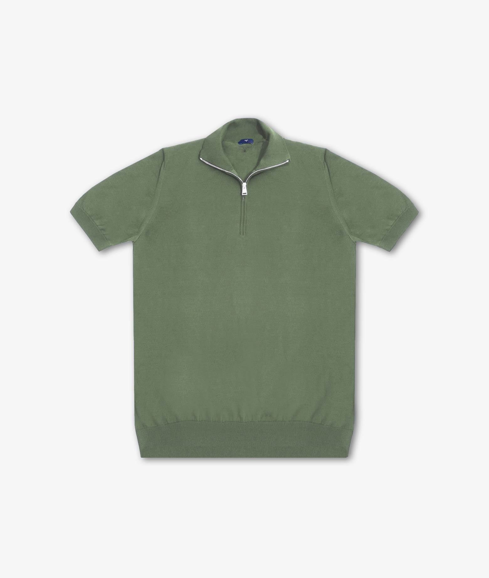 Sea Island T-Shirt Cozumel Olive Light Knitwear