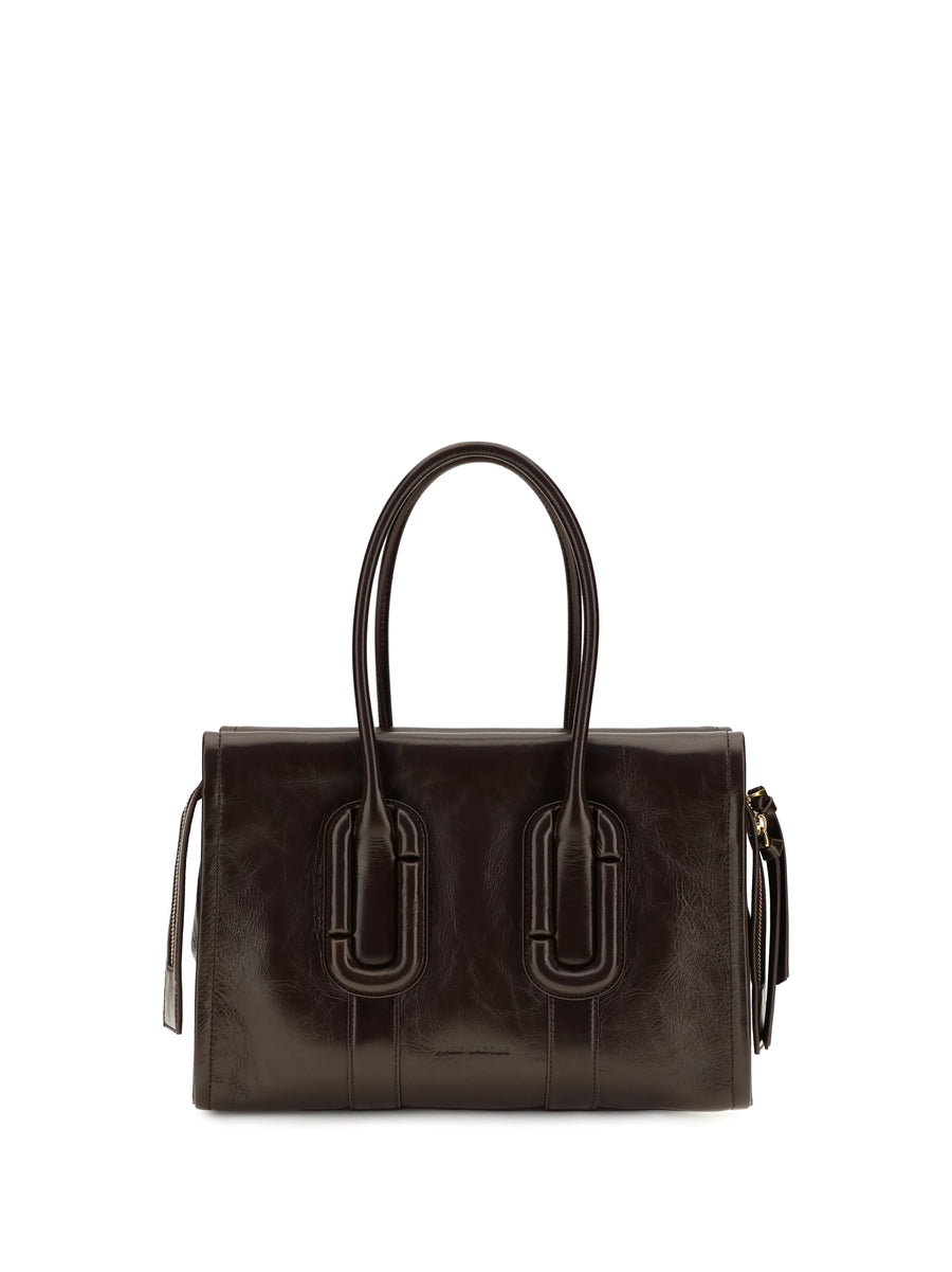 Babe City Tote Leather Handbag Fondant Calf Bos Taurus Shoulder Bags