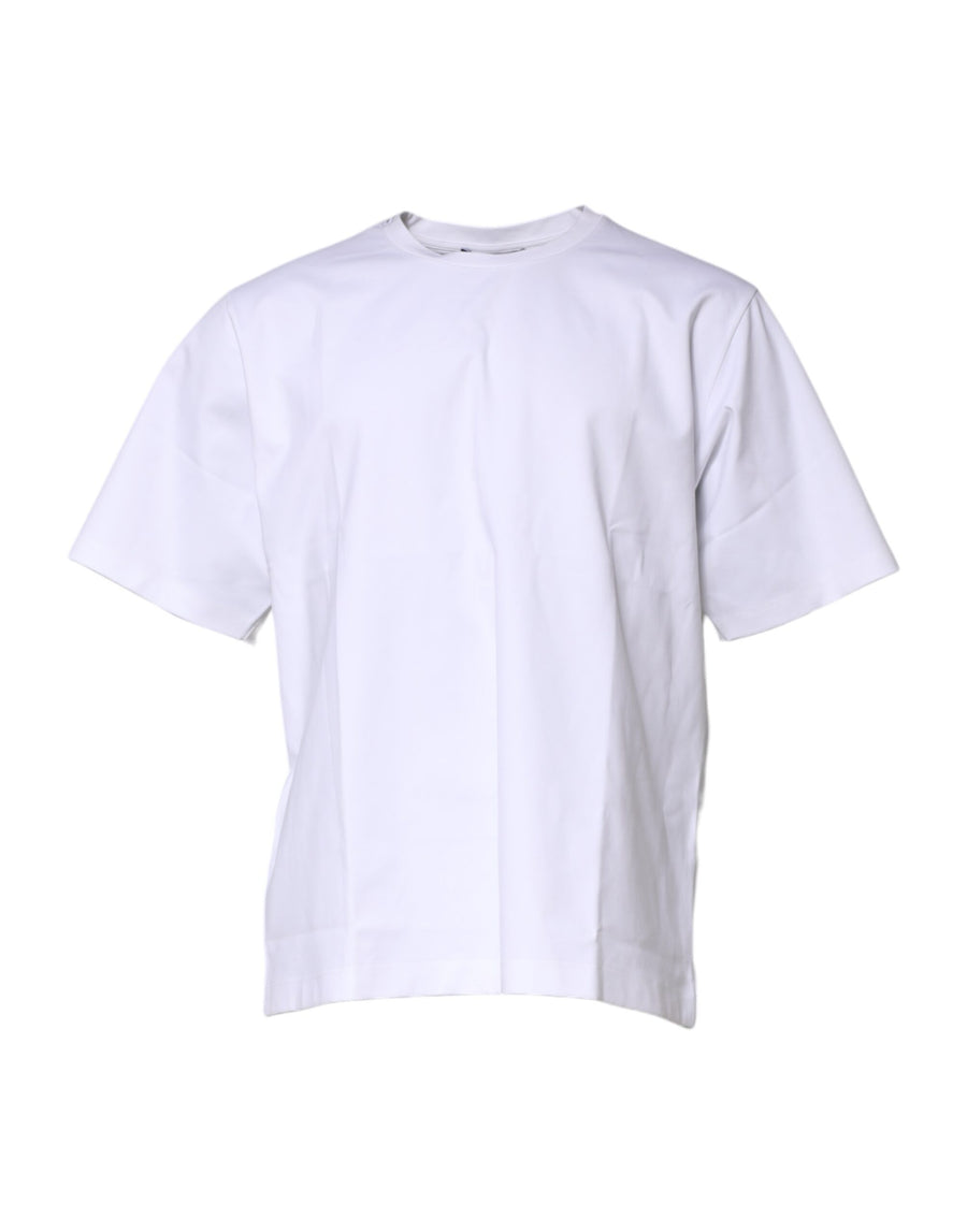 Dolce & Gabbana 59% Cotton 38% Nylon 3% Elastane t-shirt in white