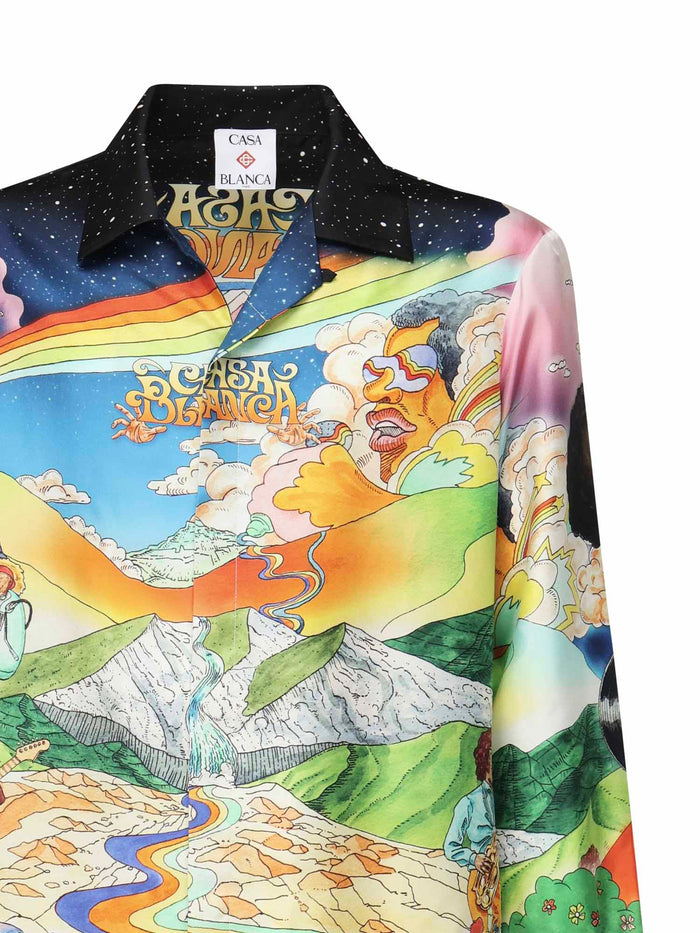Casablanca Shirts Multicolour Silk