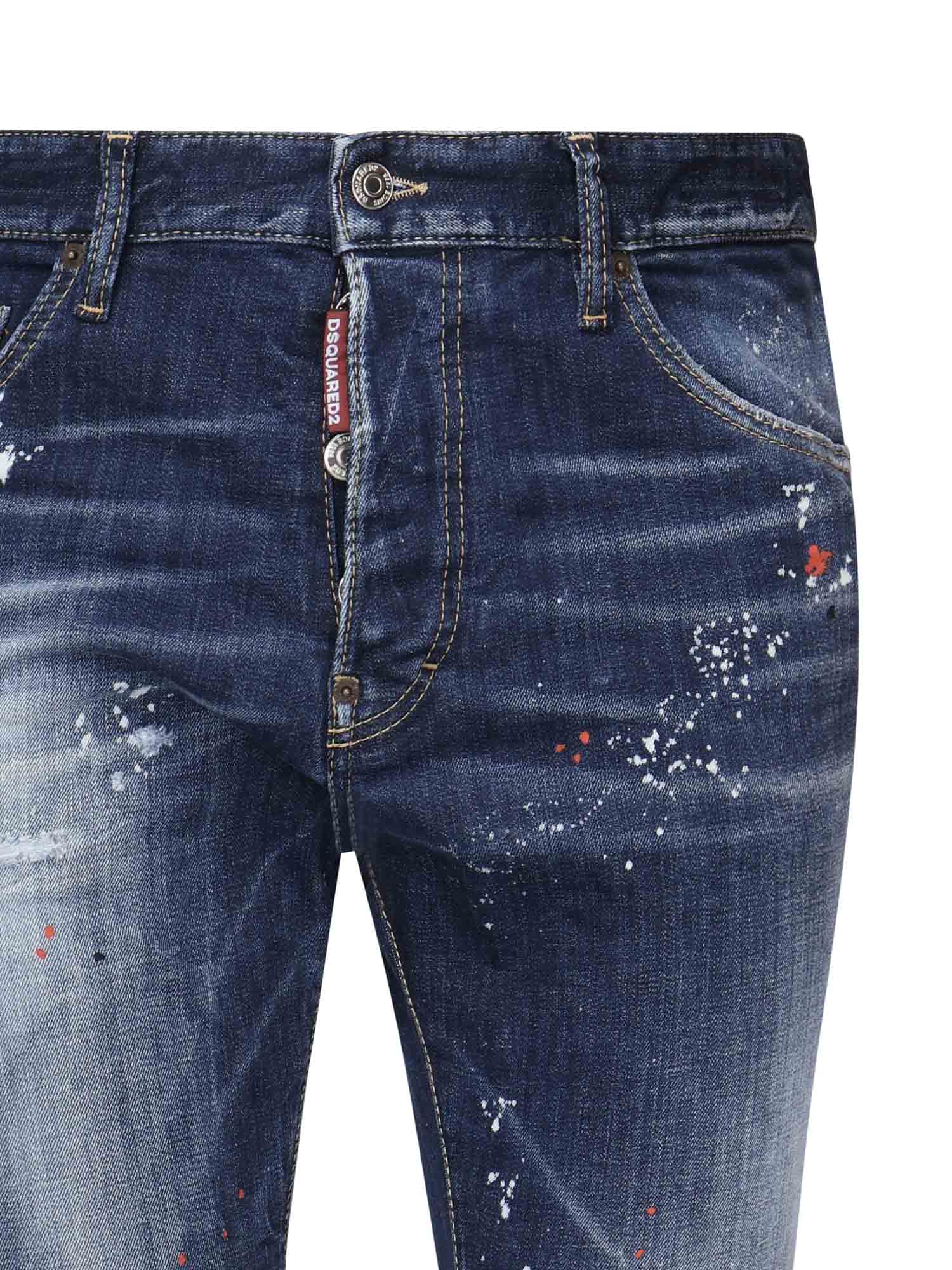 Dsquared2 Jeans Blue Cotton Elastane