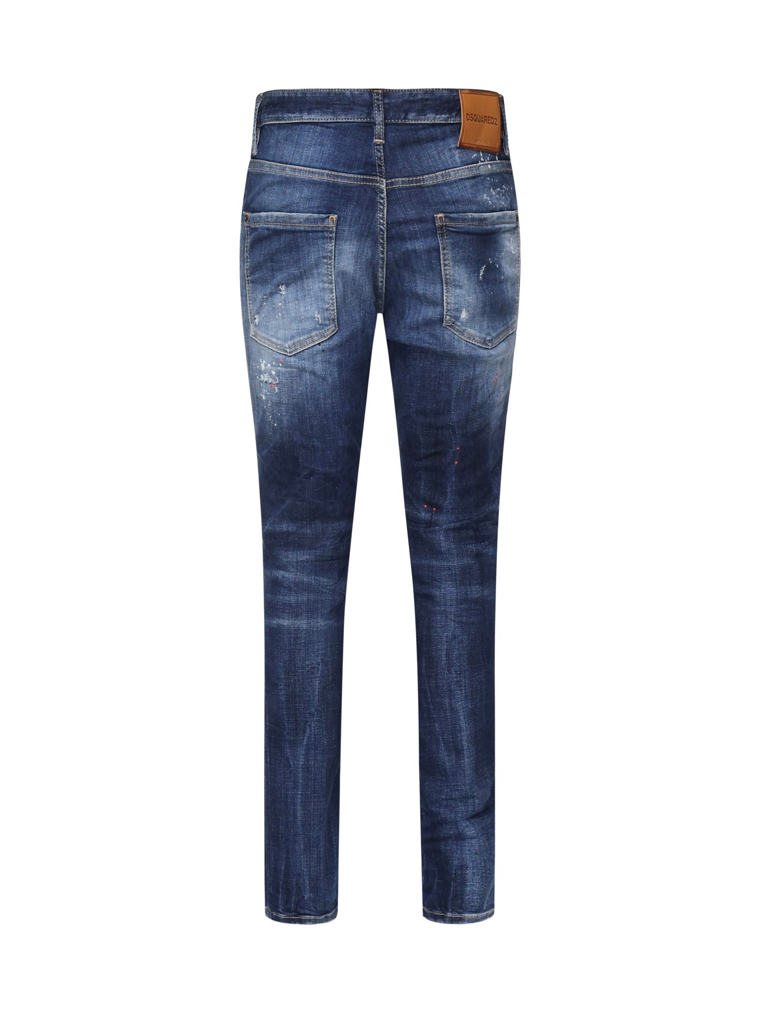 Dsquared2 Jeans Blue Cotton Elastane