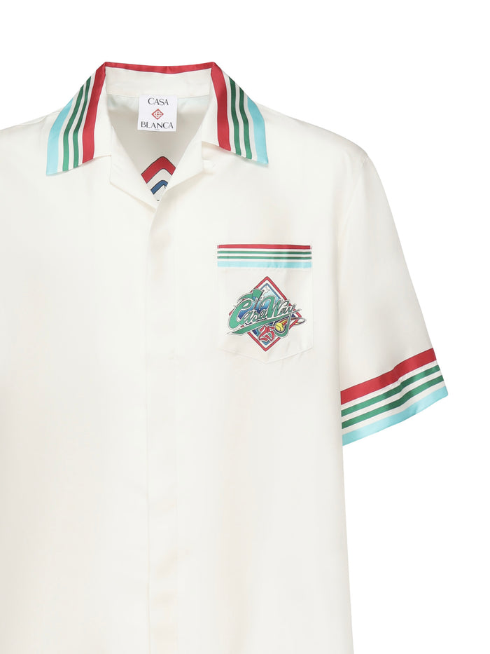 Casablanca Shirts White Silk