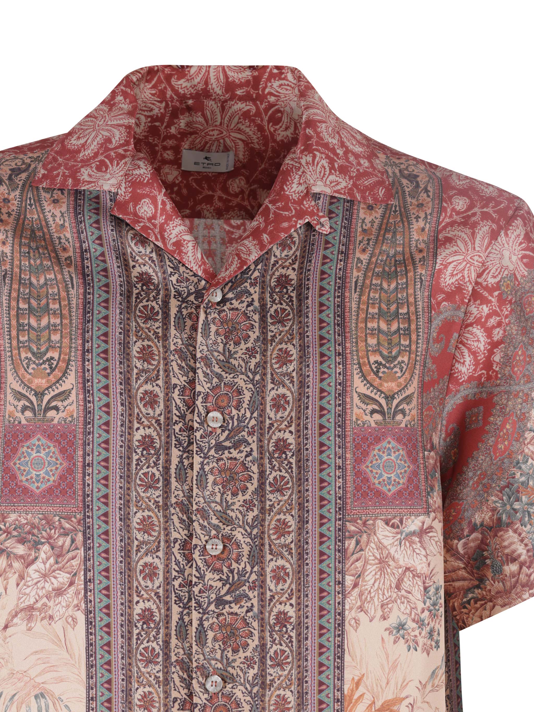 Etro Shirts Multicolour Silk