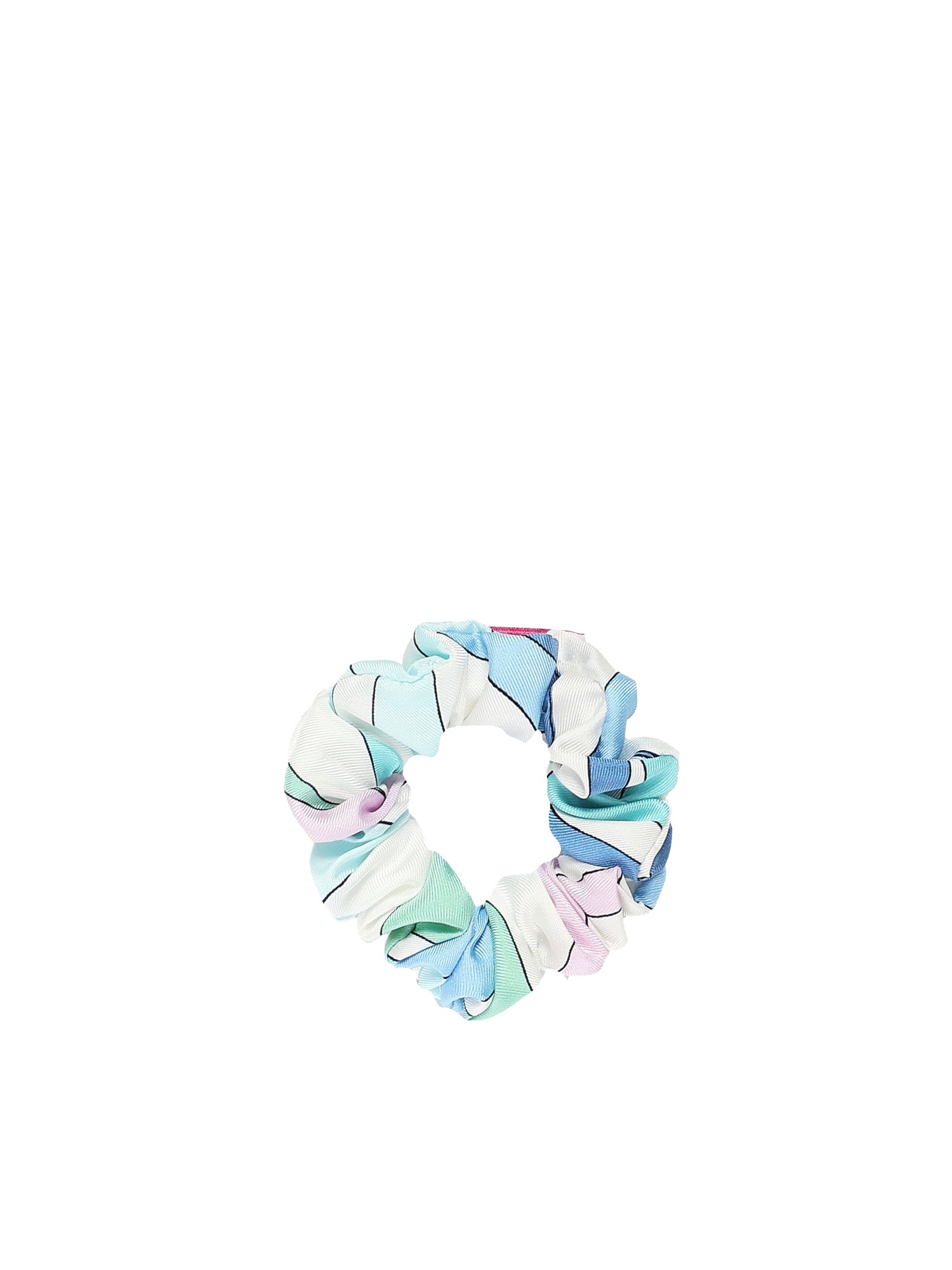 Pucci Accessories Light Blue/white Silk