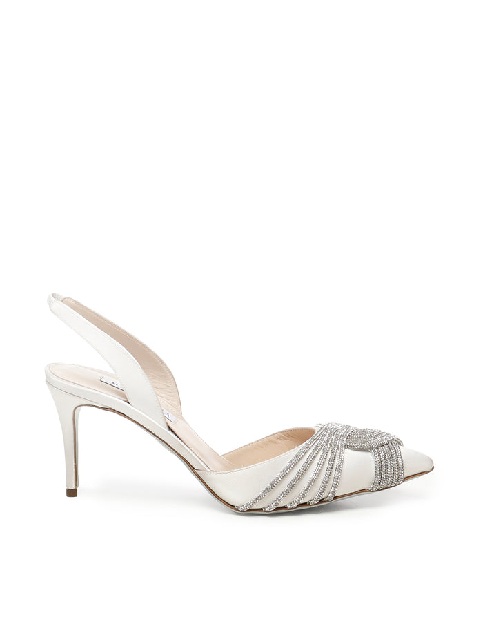 Aquazzura With Heel White Viscose