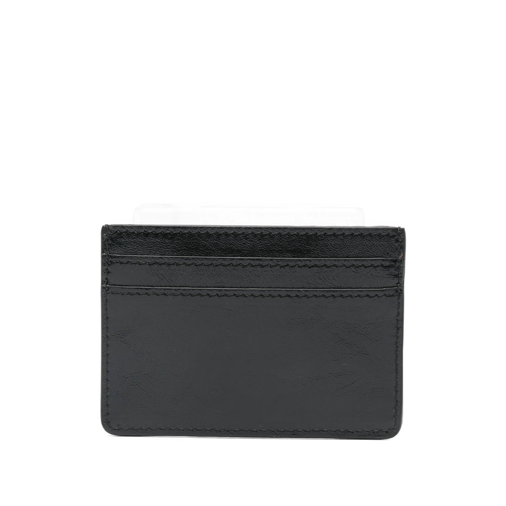 Small Leather Goods Marine Serre Black Calf Leather: 100
