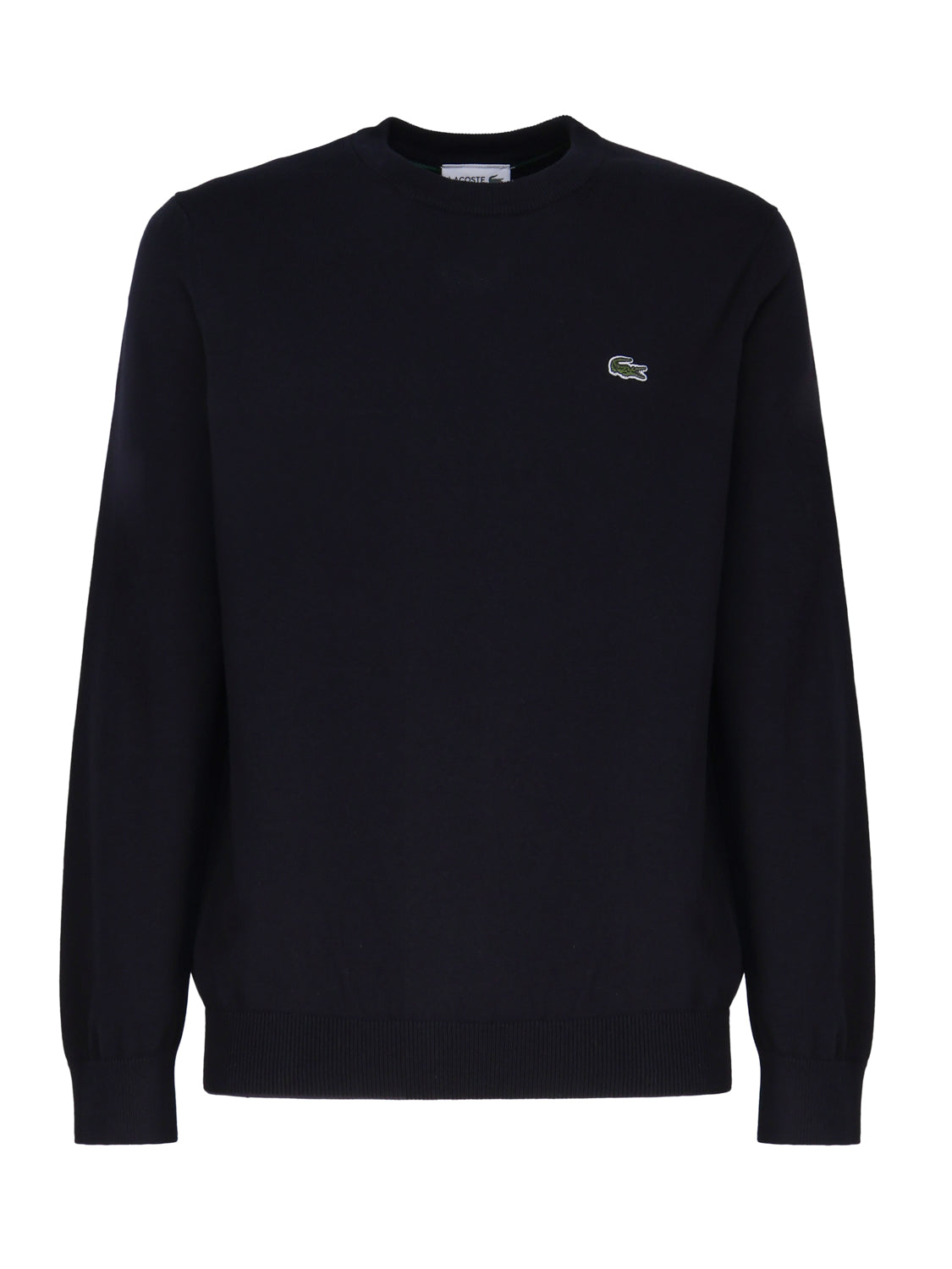 Lacoste Sweaters Black Cotton Polyestere