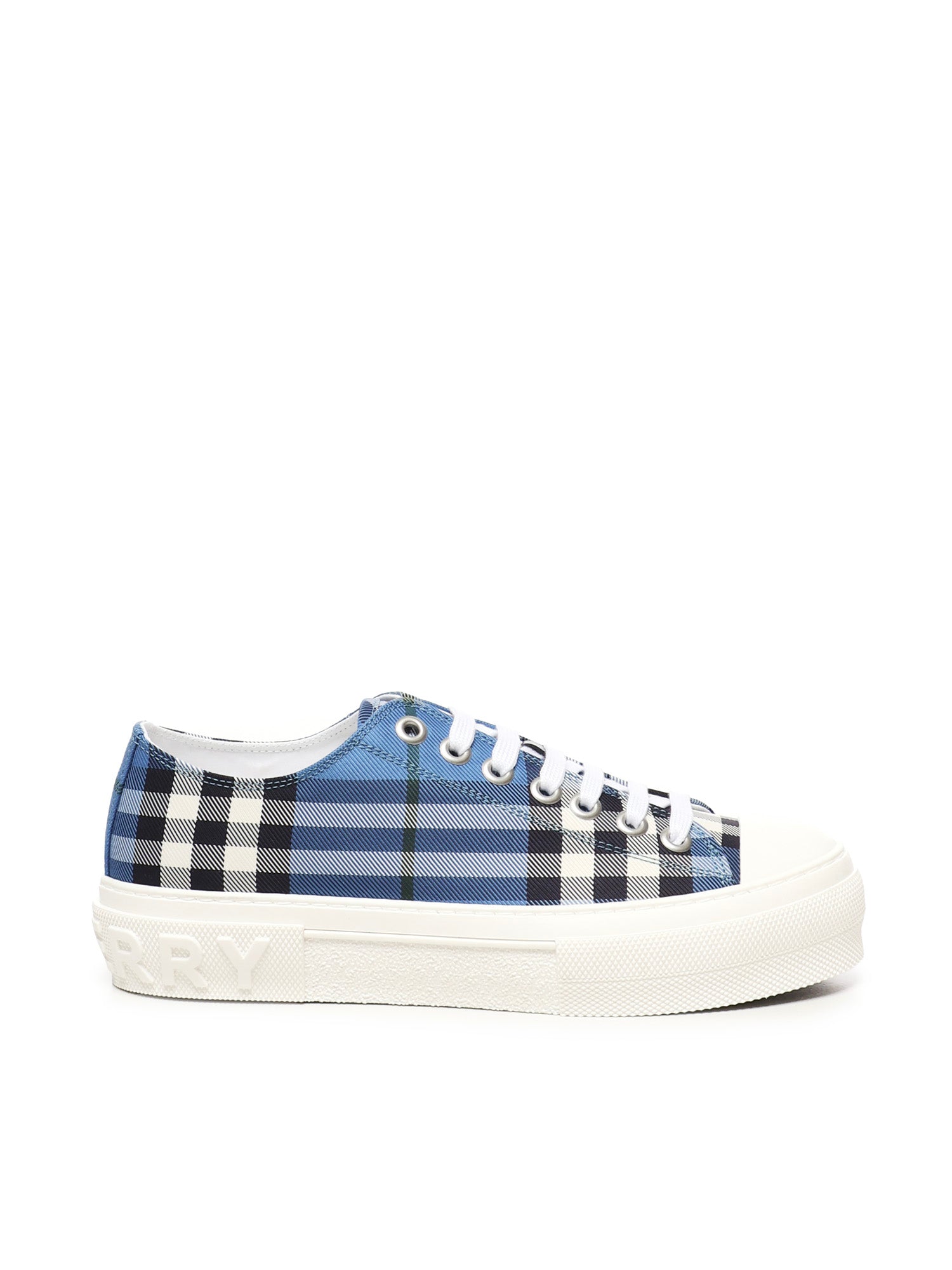 Burberry Sneakers Blue Polyamide