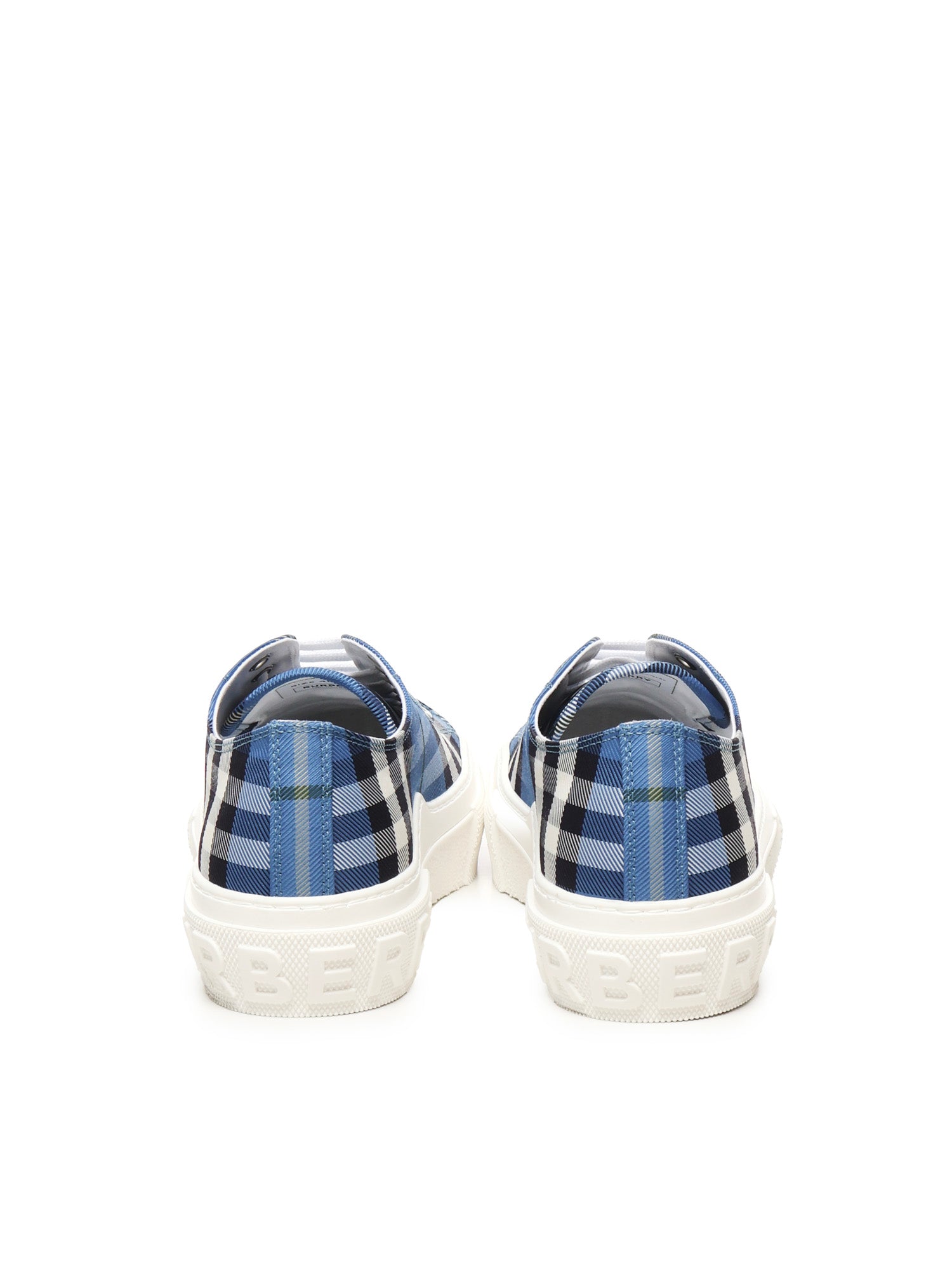 Burberry Sneakers Blue Polyamide