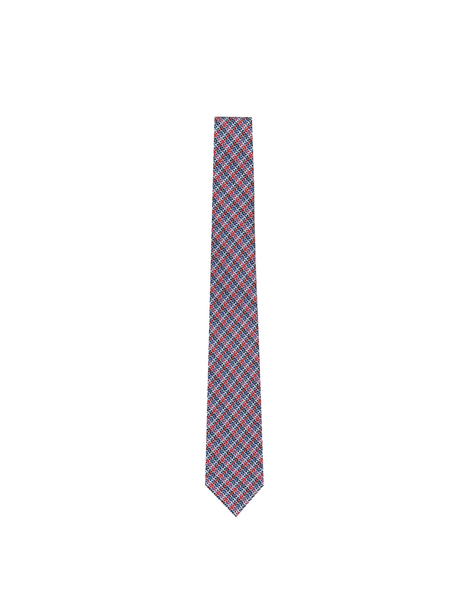 Ferragamo Ties Blue/multi Silk