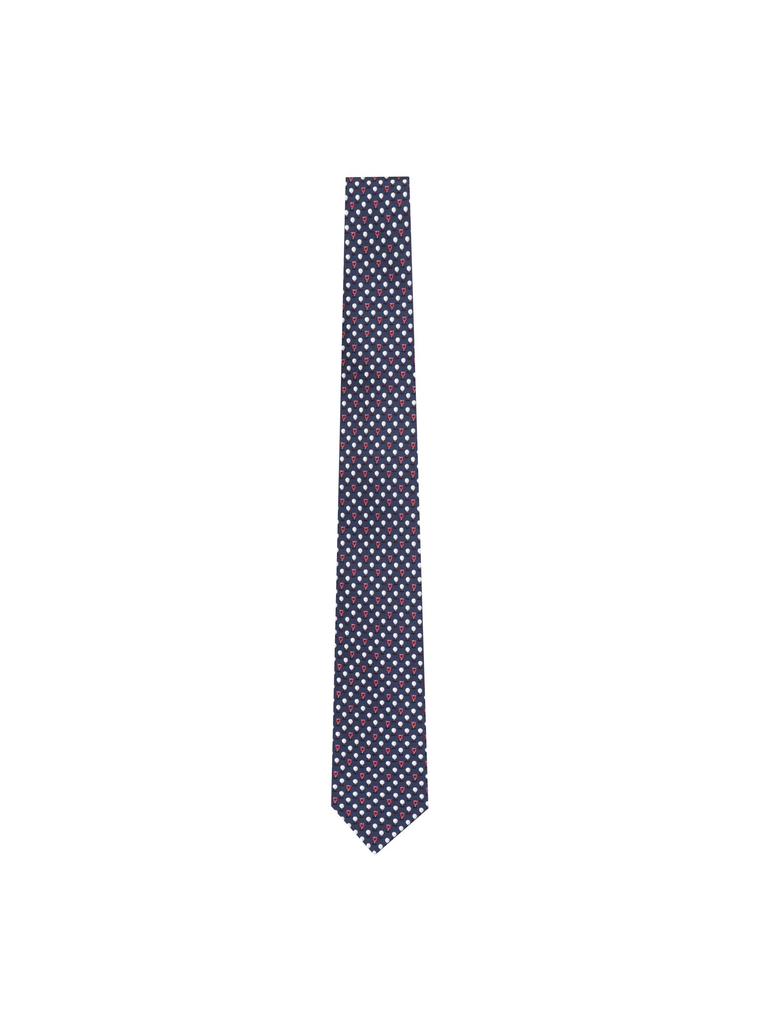 Ferragamo Ties Blue Silk