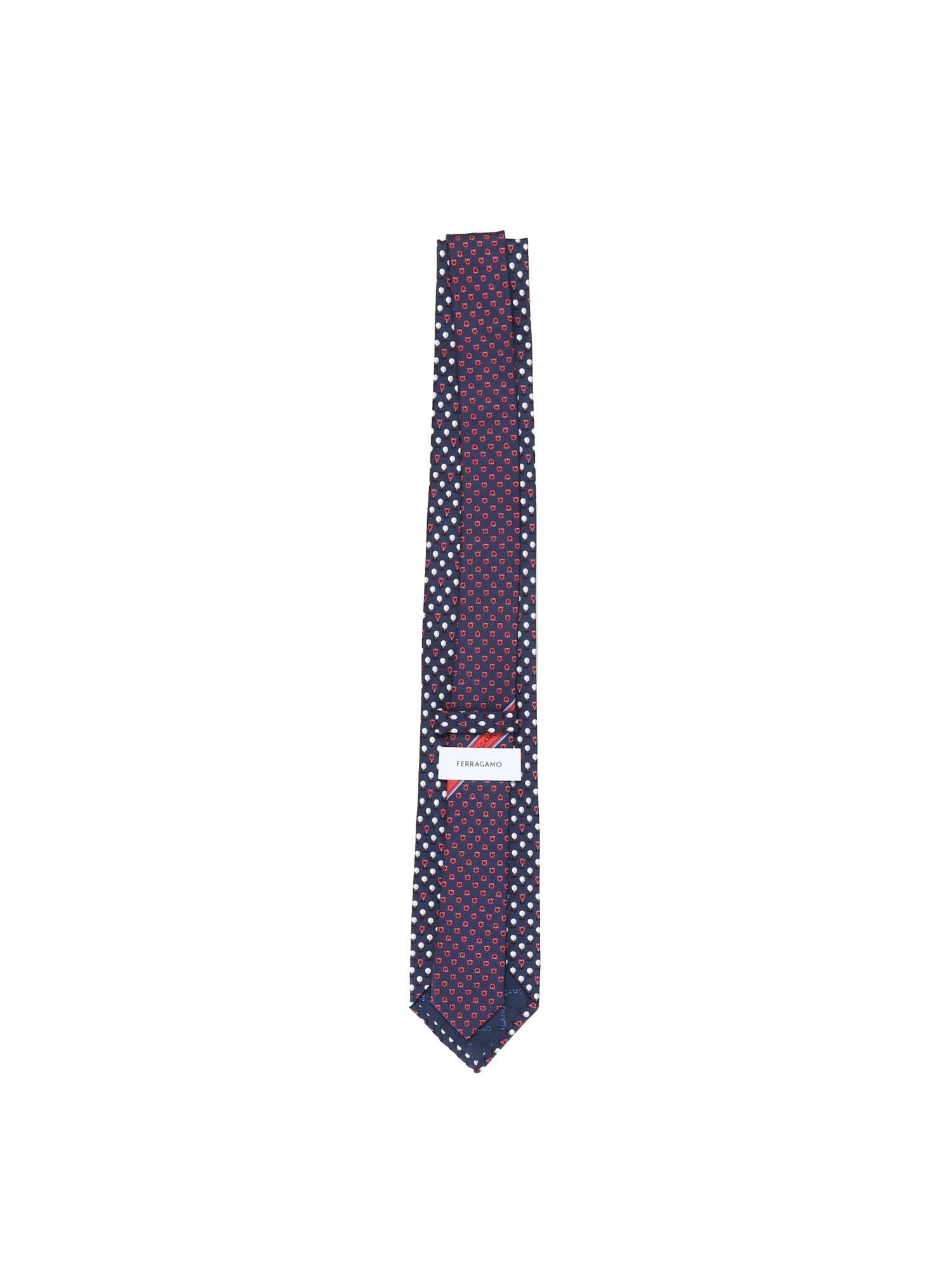 Ferragamo Ties Blue Silk