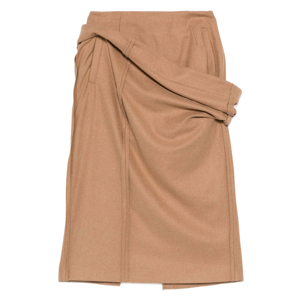 Skirt The Garment Brown/gold Polyamide: 30