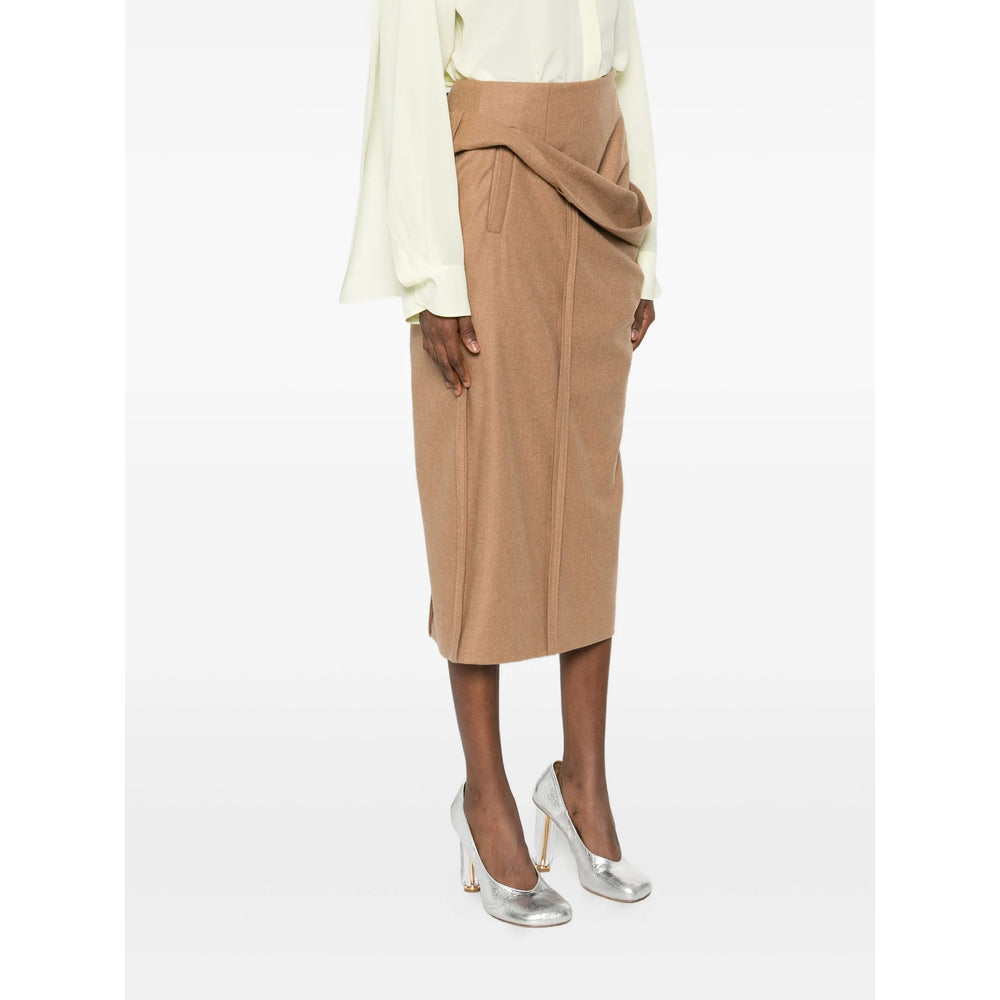 Skirt The Garment Brown/gold Polyamide: 30