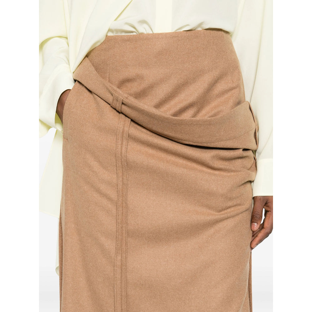 Skirt The Garment Brown/gold Polyamide: 30