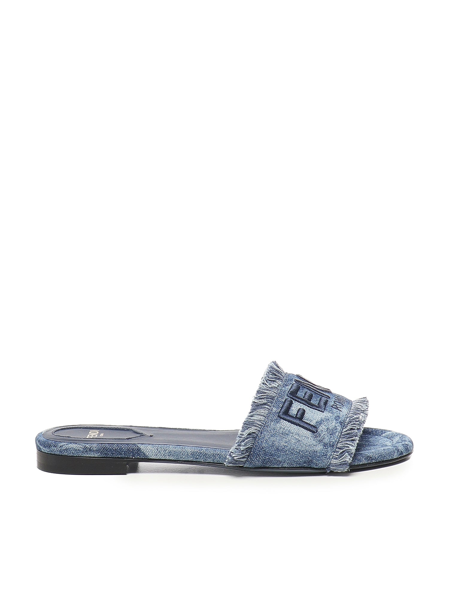 Fendi Sandals Blue Polyester