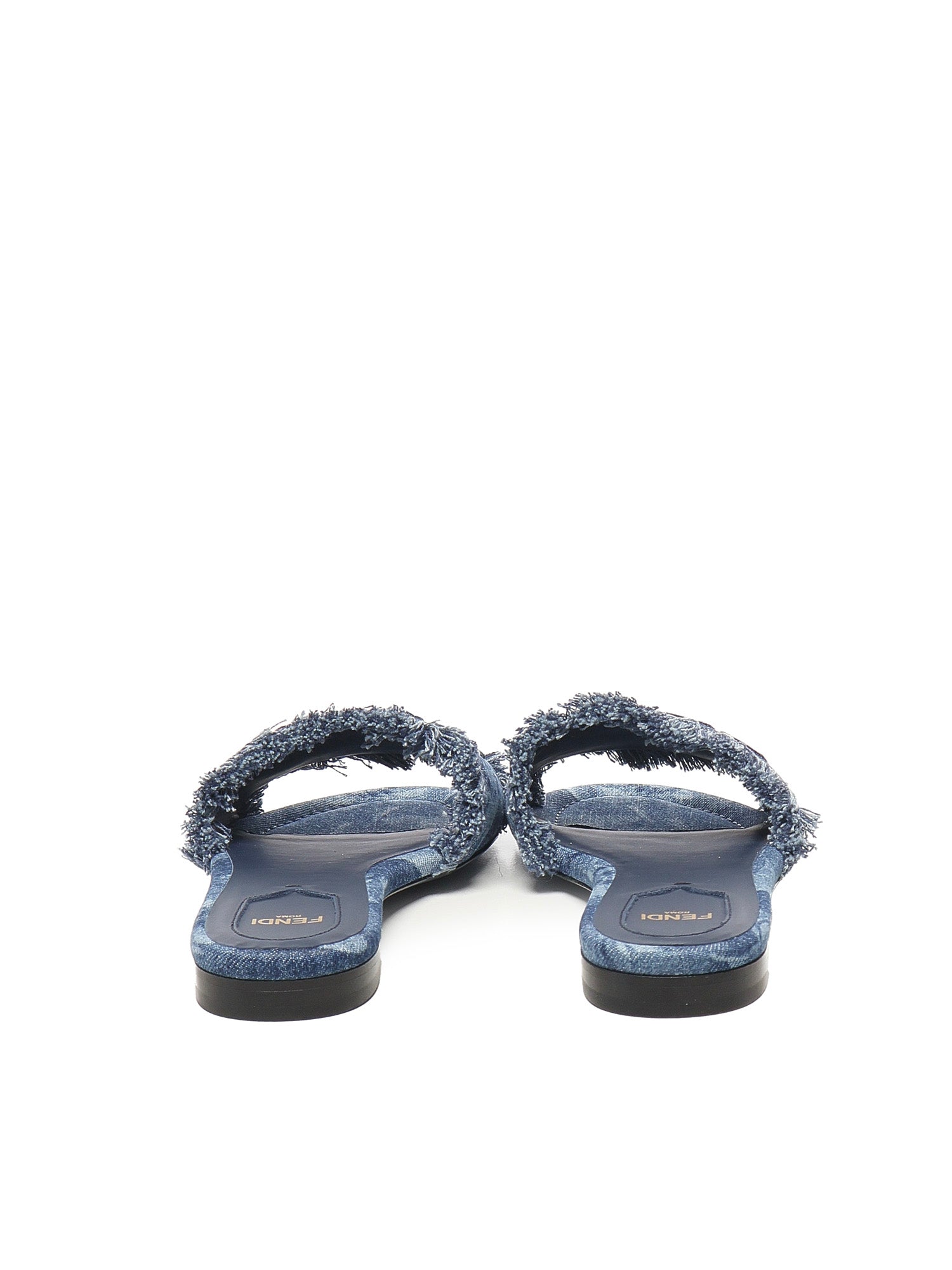 Fendi Sandals Blue Polyester