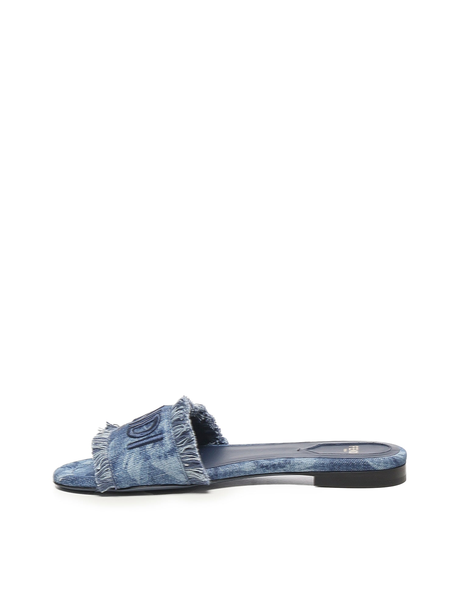 Fendi Sandals Blue Polyester