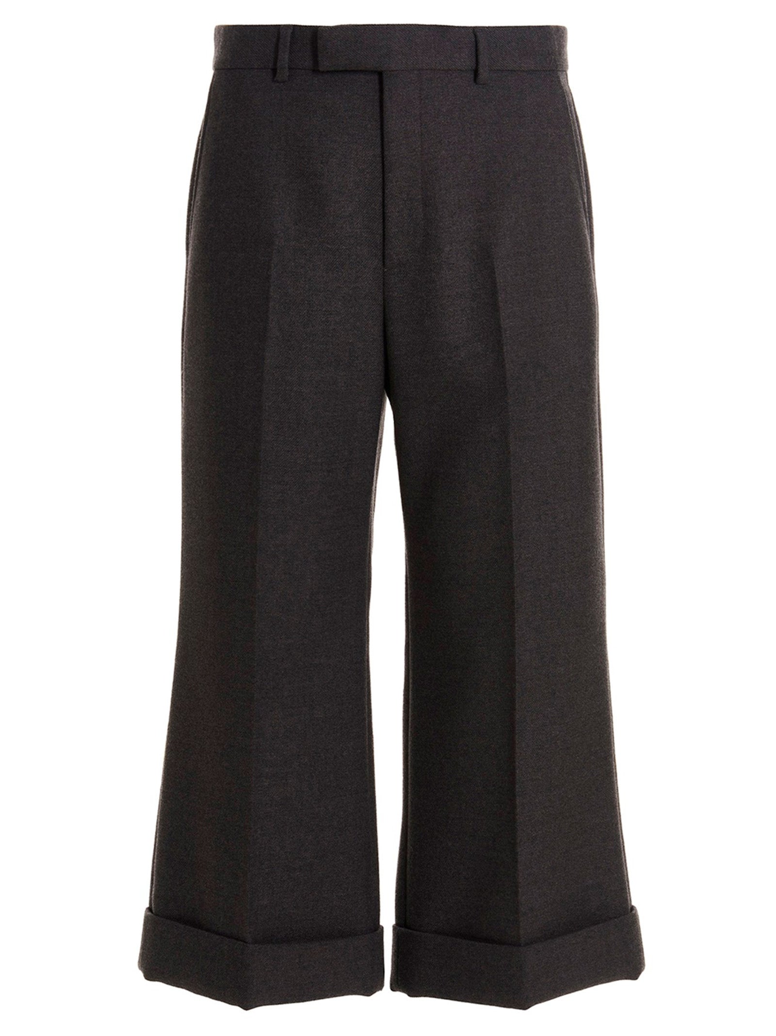 Wool Pants Gray