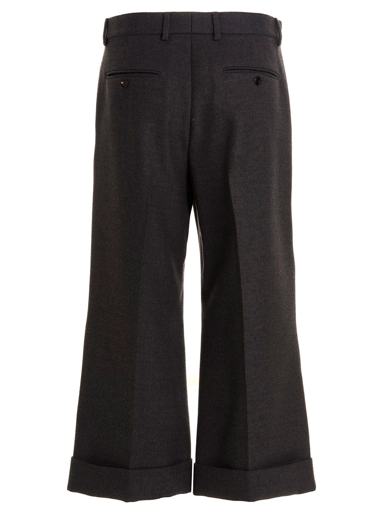 Wool Pants Gray