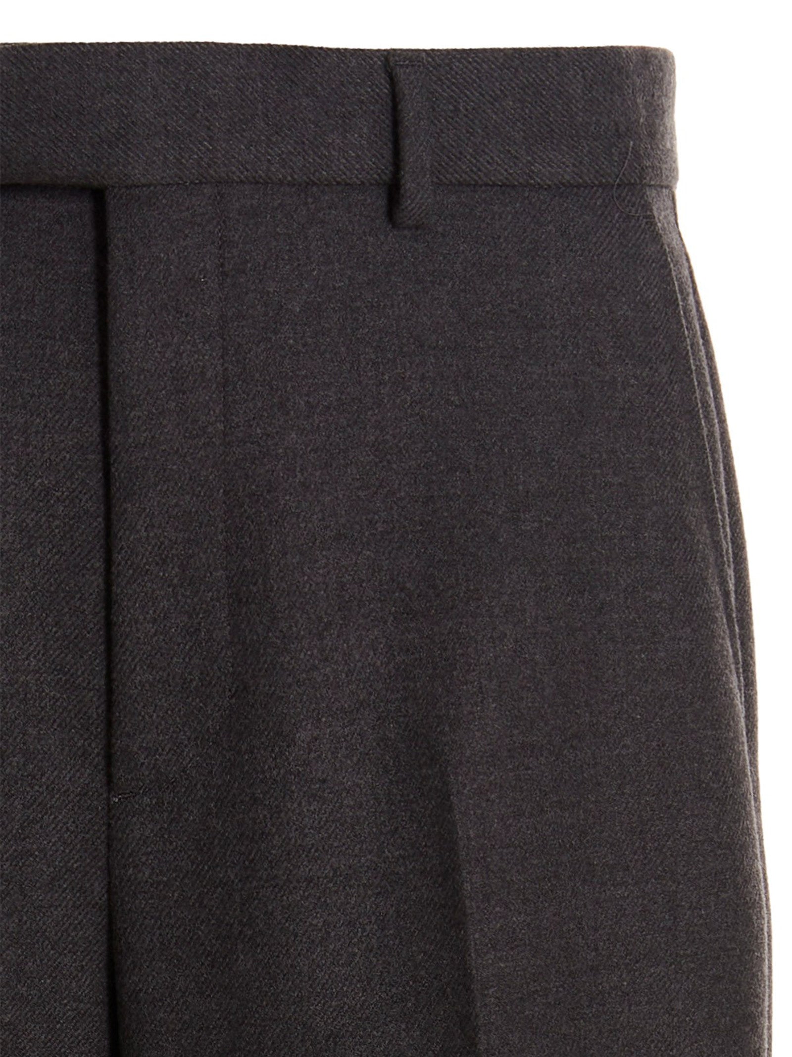 Wool Pants Gray