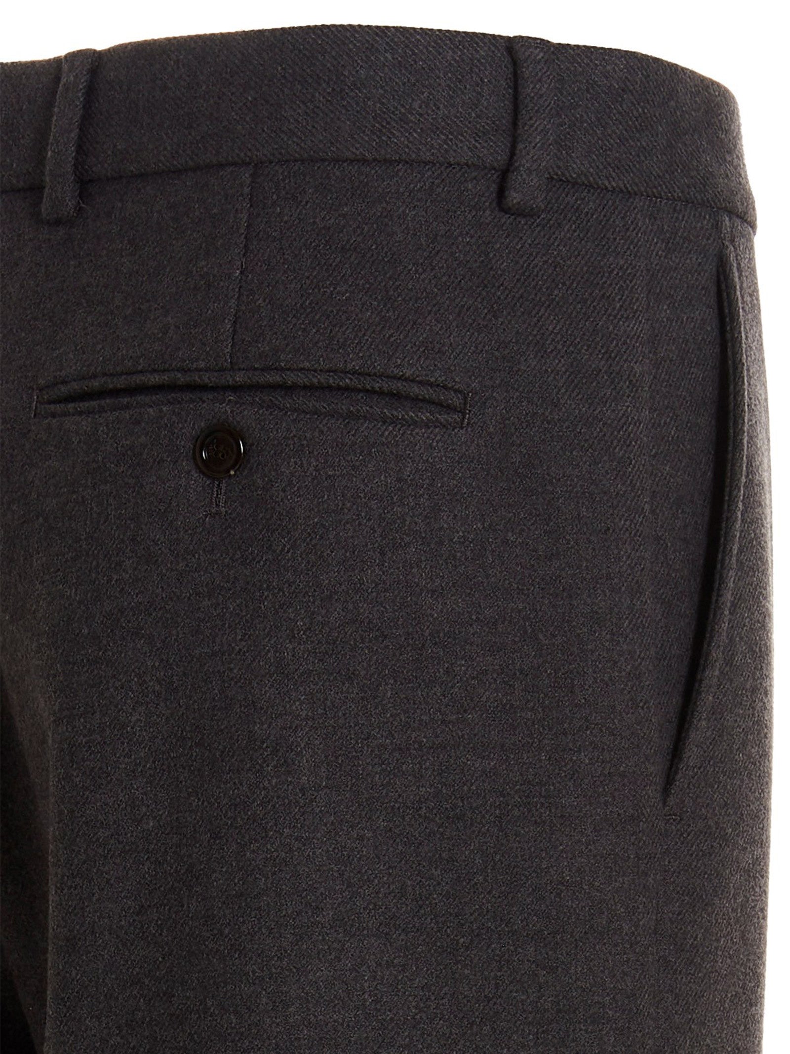 Wool Pants Gray