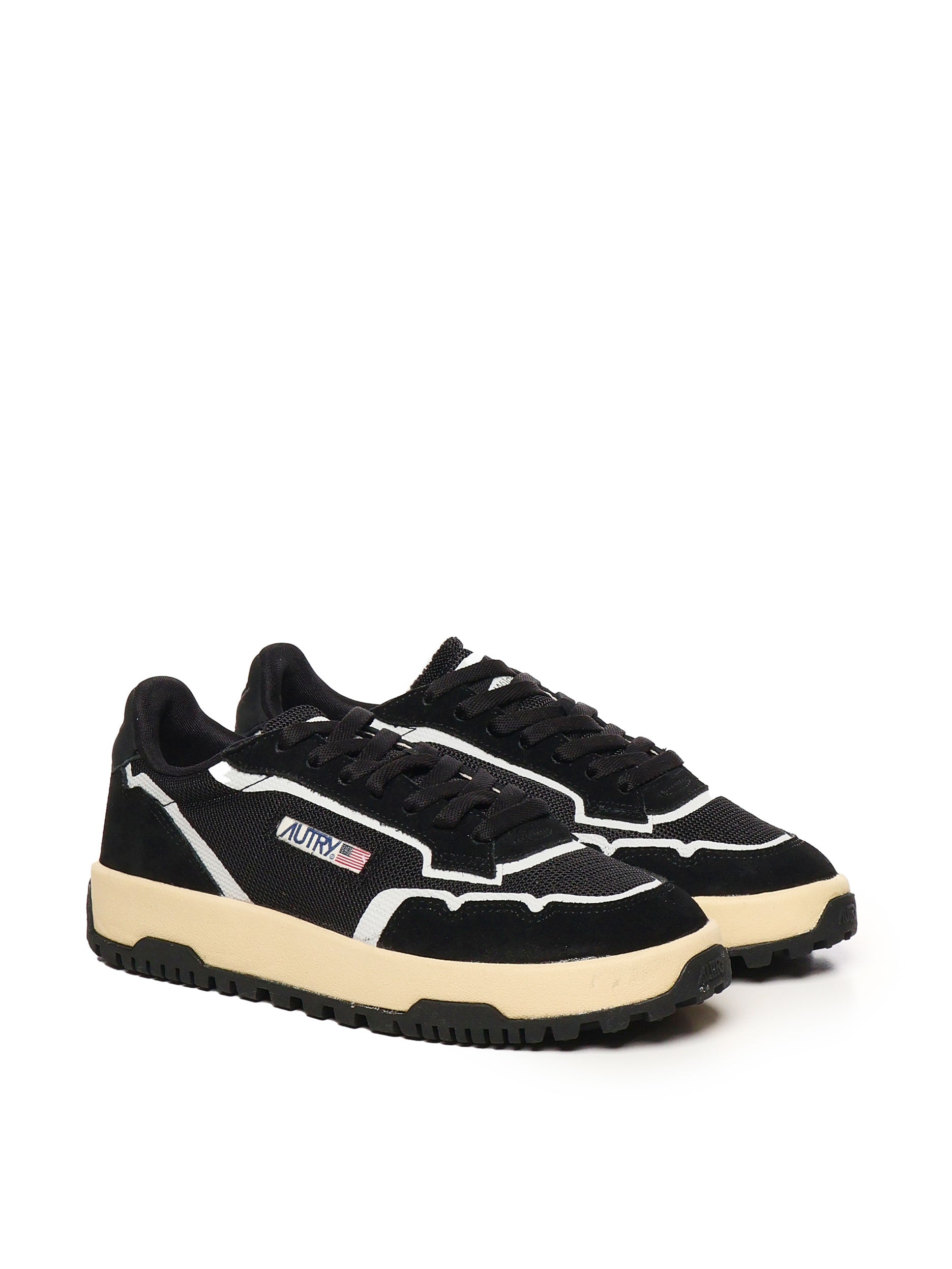 Autry Sneakers Black Mesh