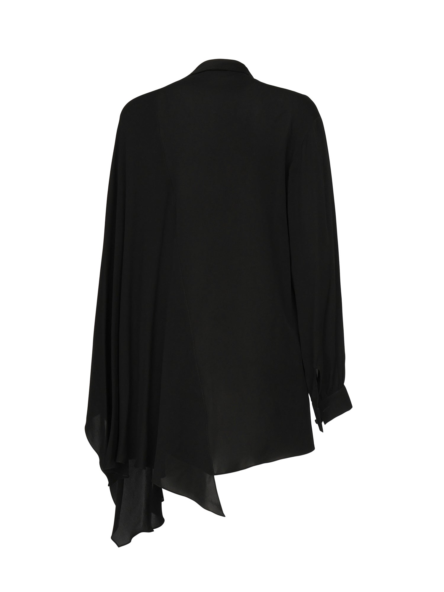 Balenciaga Shirts Black Silk