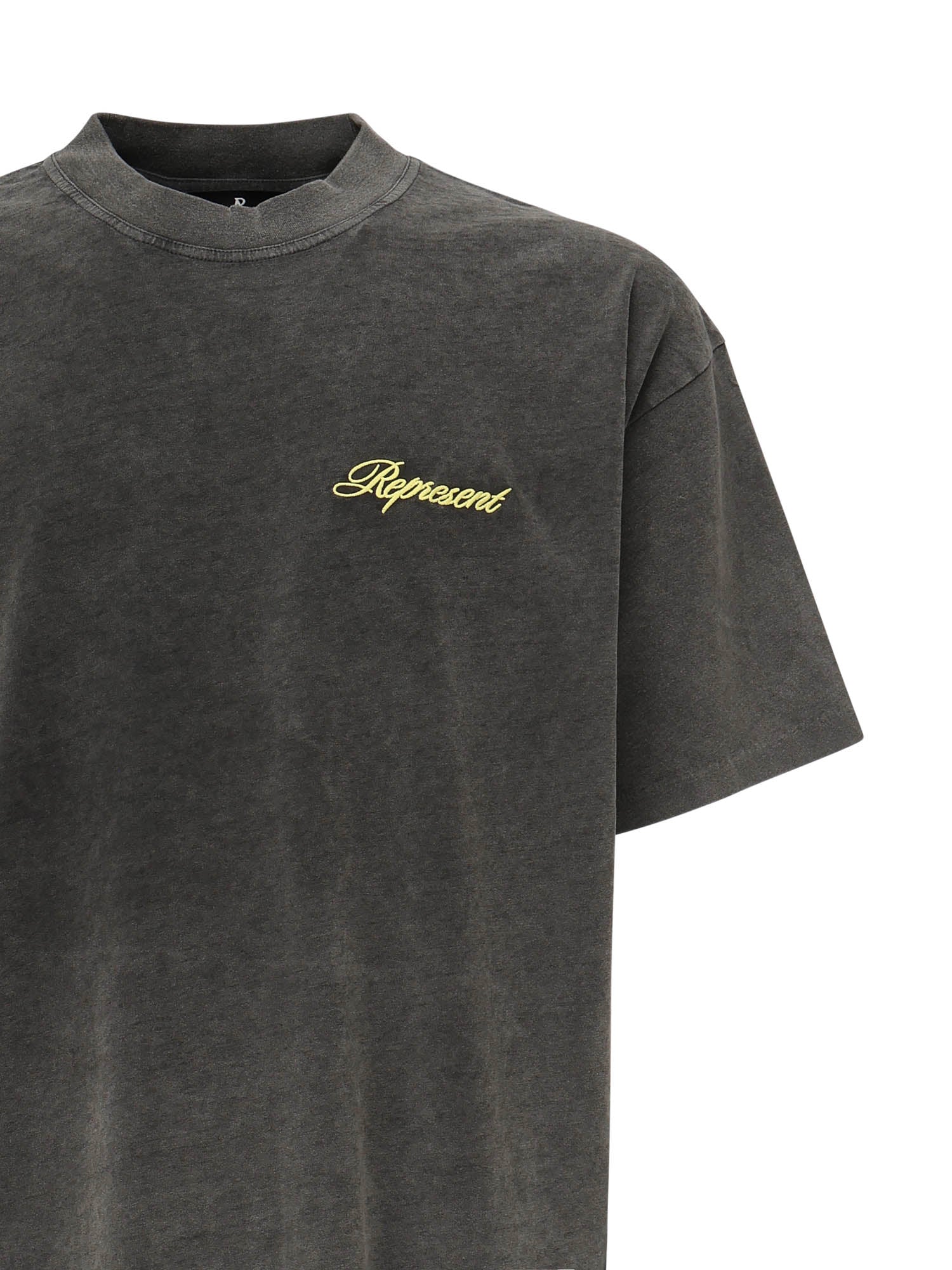 Represent T-Shirts And Polos Grey Cotton