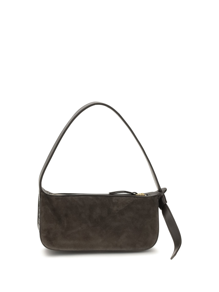 Shoulder Bag Nodo Espresso-Gold Espresso/gold Calf Leather