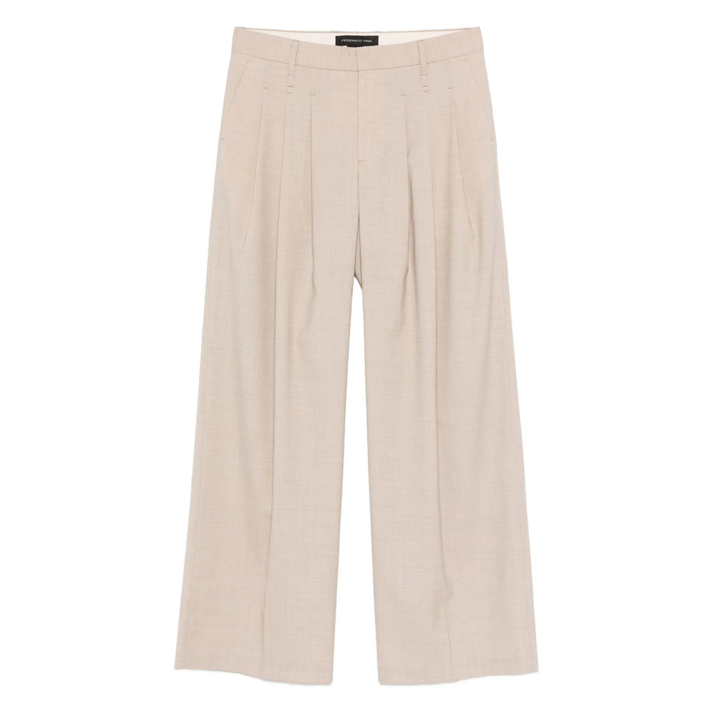 Pant Federico Cina Neutrals Linen/flax: 100