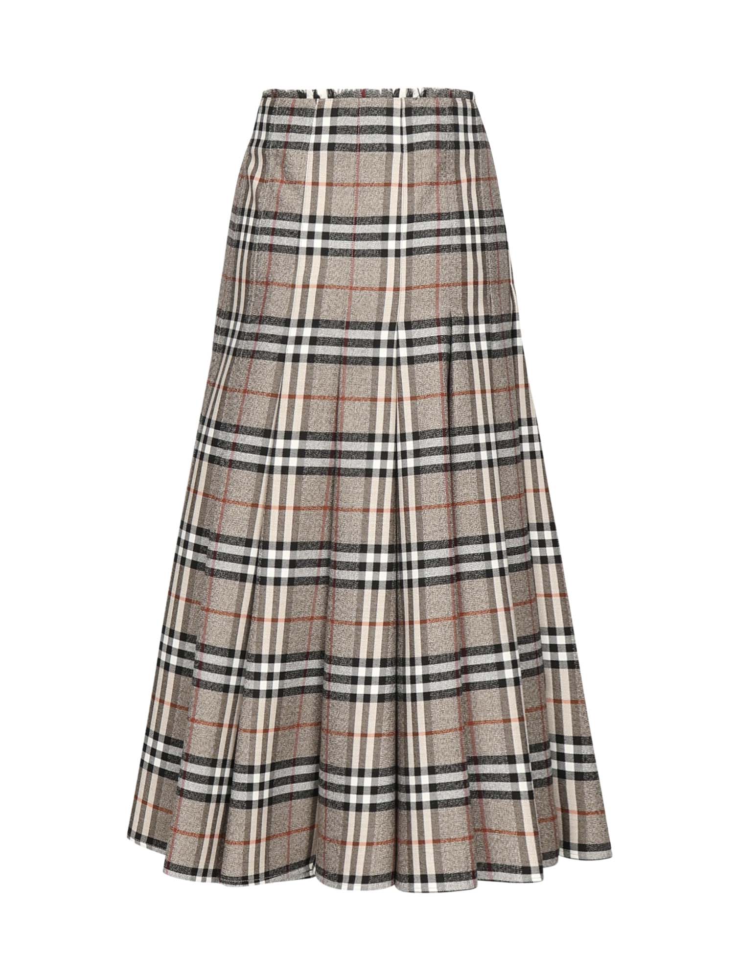 Burberry Skirts Beige Wool