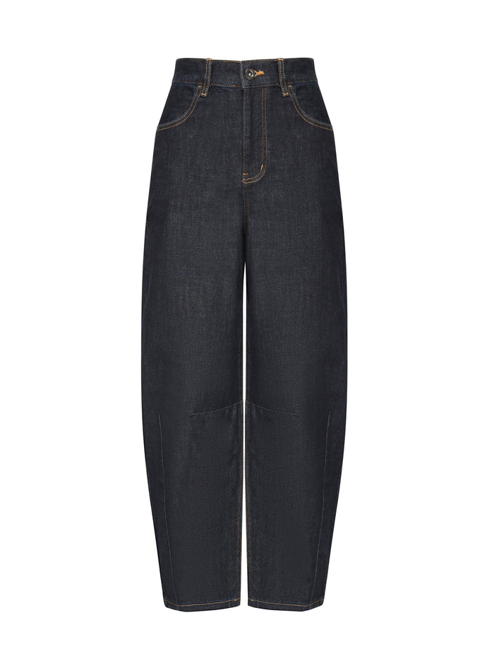 Self-Portrait Jeans Blue Cotton