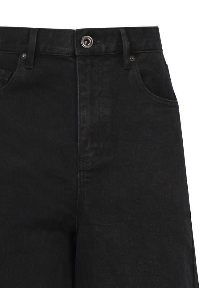 Self-Portrait Jeans Black Cotton