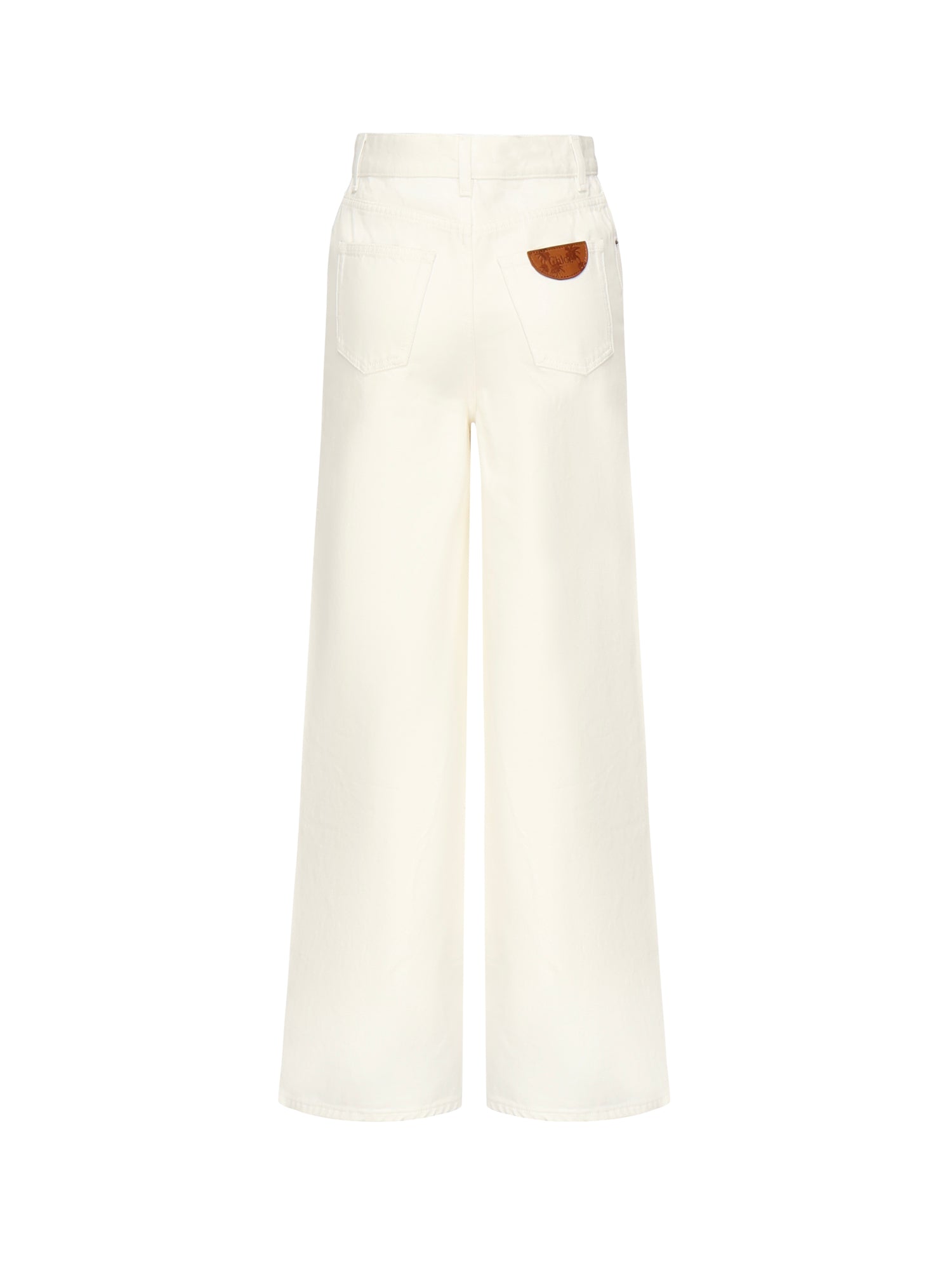 Chloè Jeans White Cotton