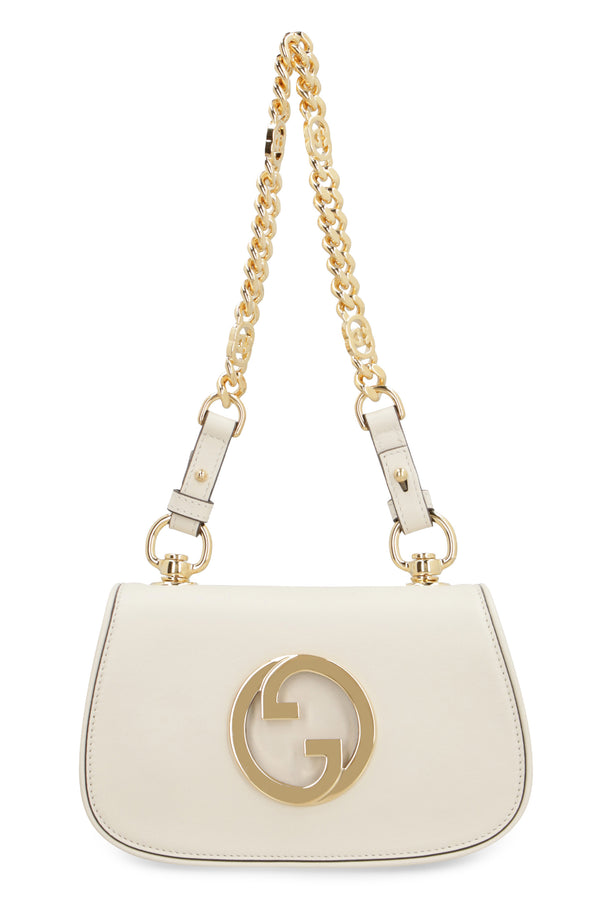Gucci Blondie Mini Leather Shoulder Bag White Calf