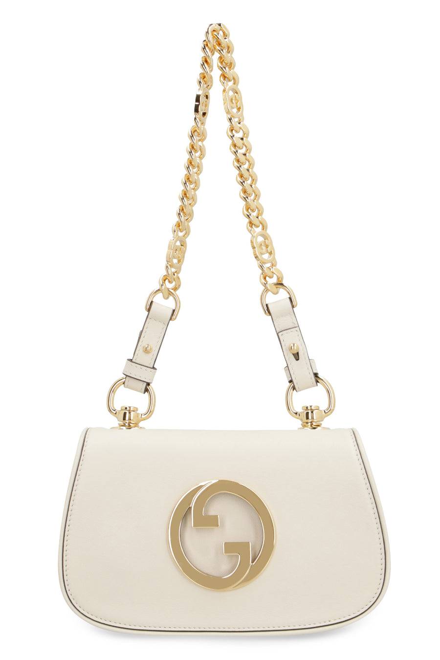 Gucci Blondie Mini Leather Shoulder Bag White Calf